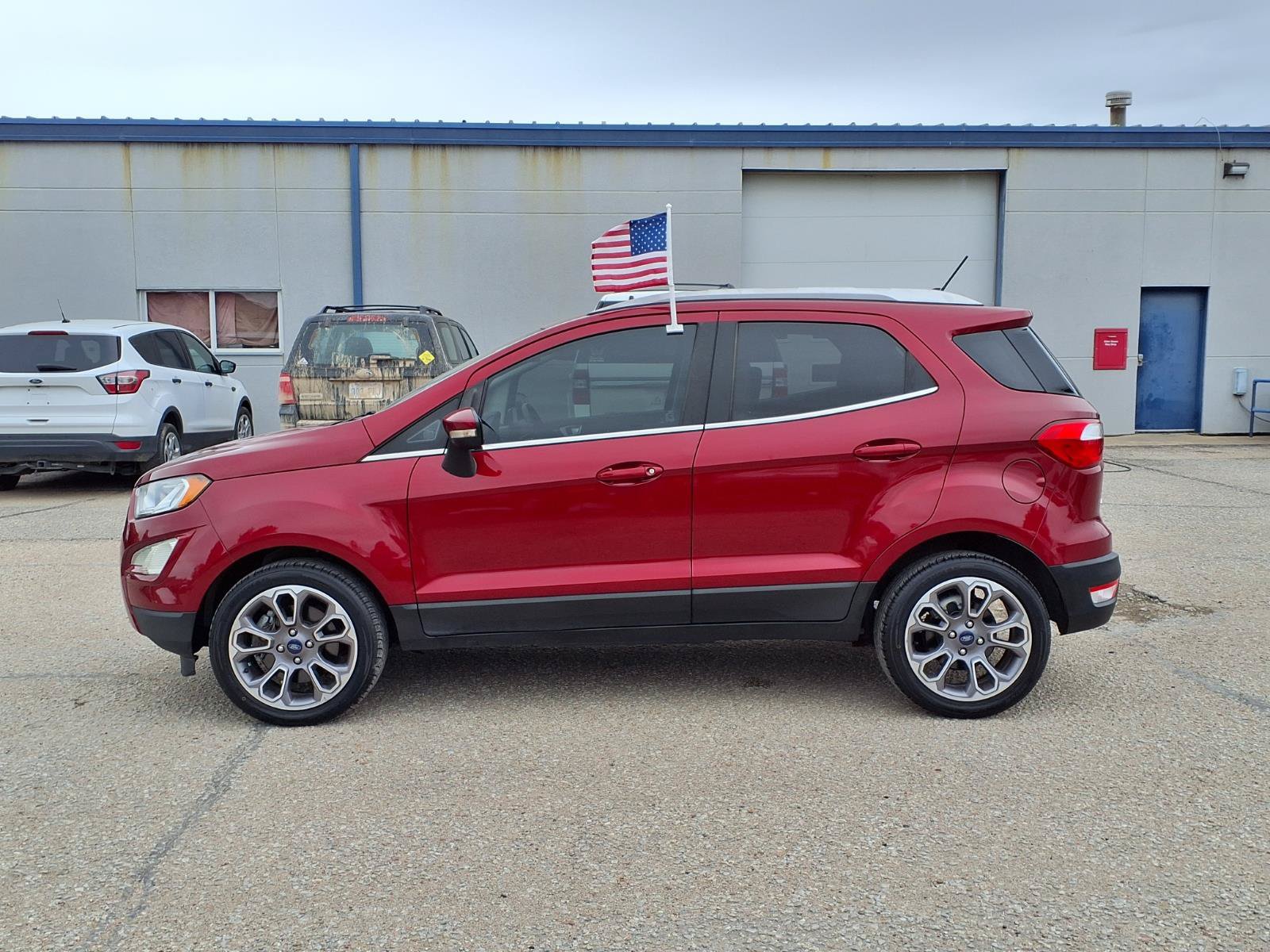 Used 2021 Ford EcoSport Titanium with VIN MAJ3S2KE1MC398714 for sale in Winfield, KS