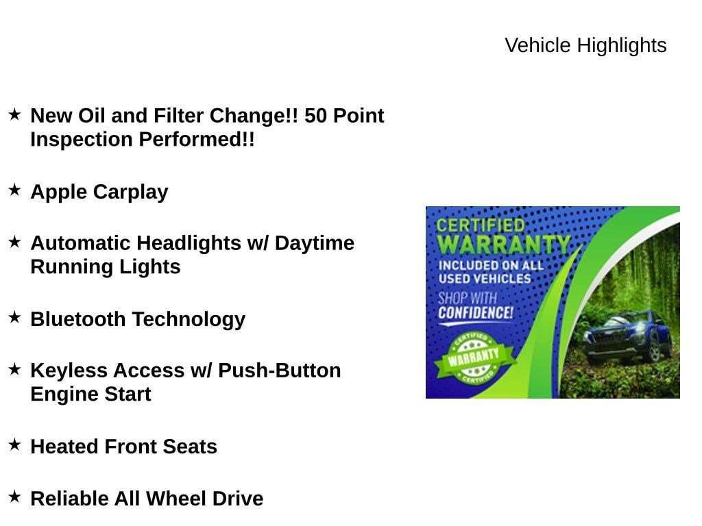 Used 2023 Subaru Forester Premium Premium CVT