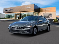 2026 Hyundai Elantra Hybrid Blue Sedan