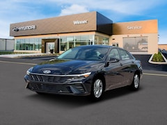 2026 Hyundai Elantra Hybrid Blue Sedan