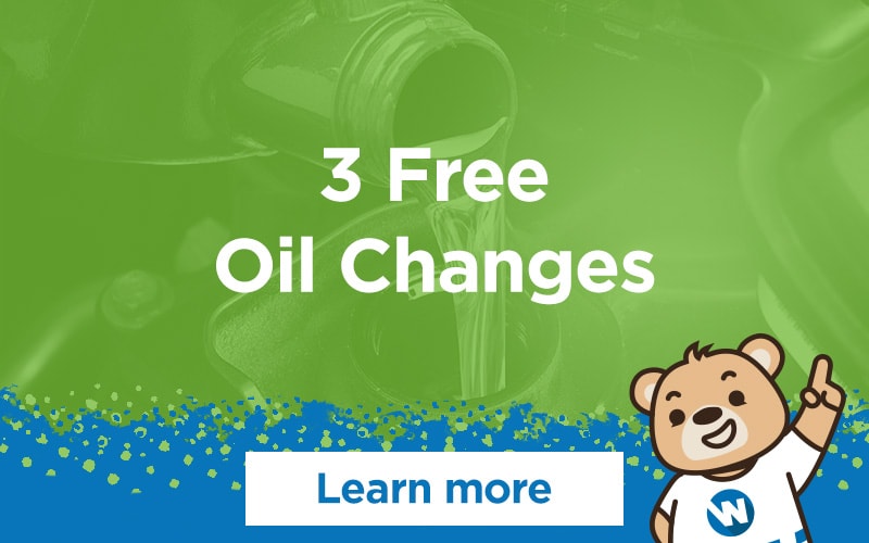 3 complimentary oil changes