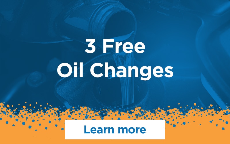 3 complimentary oil changes
