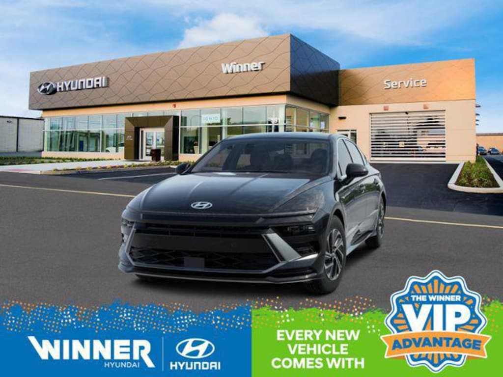 New 2026 Hyundai Sonata Hybrid Blue Sedan