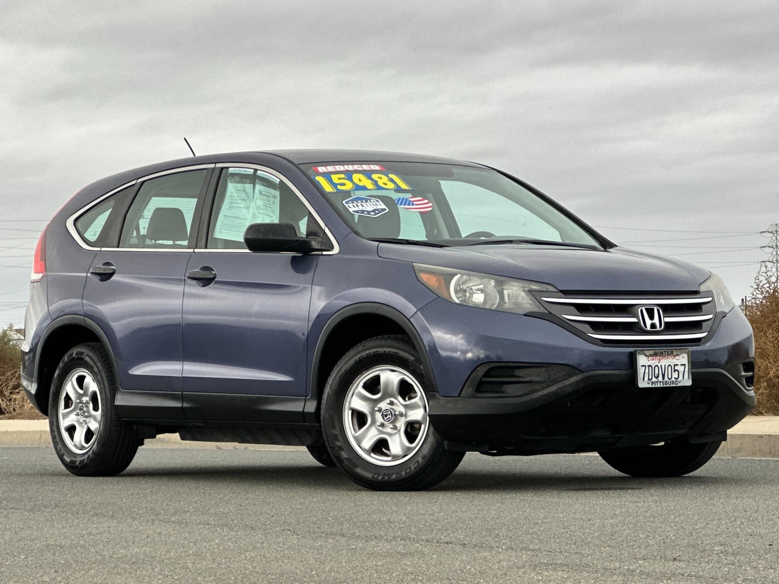 Used 2014 Honda CR-V LX with VIN 5J6RM3H37EL015235 for sale in Pittsburg, CA