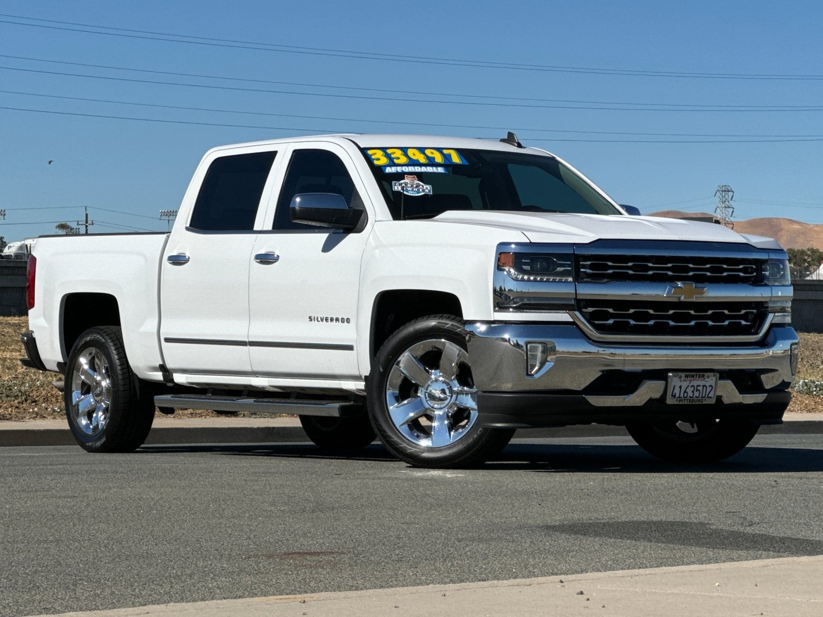 Used 2017 Chevrolet Silverado 1500 LTZ with VIN 3GCPCSEC3HG182076 for sale in Pittsburg, CA