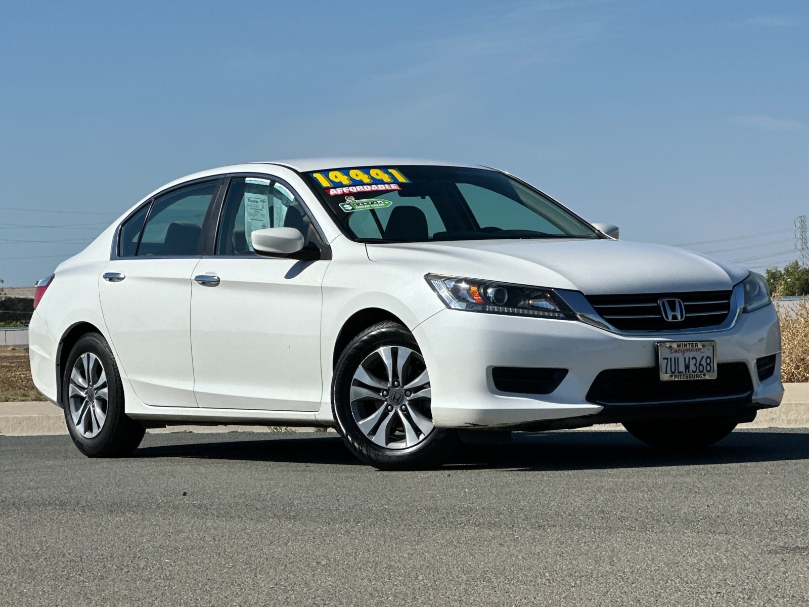 Used 2013 Honda Accord LX with VIN 1HGCR2F30DA210079 for sale in Pittsburg, CA