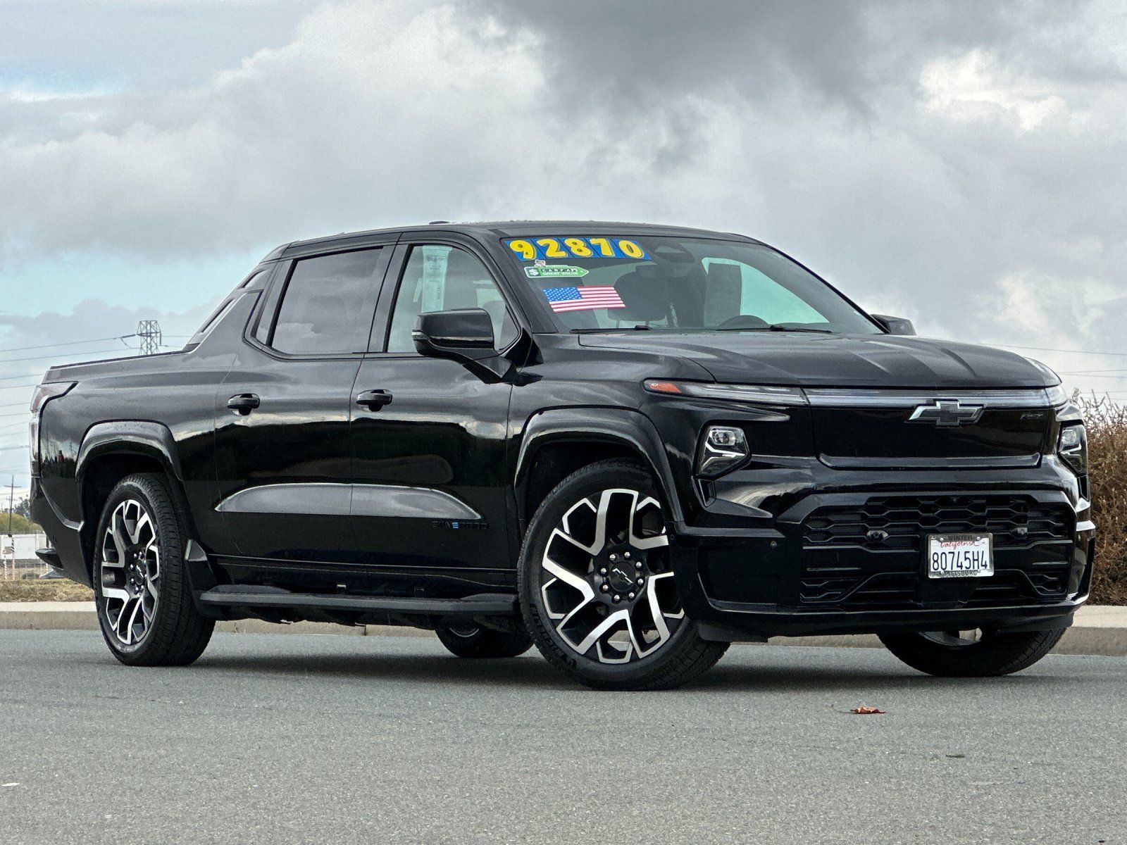 Used 2024 Chevrolet Silverado EV RST with VIN 1GC40ZEL2RU300508 for sale in Pittsburg, CA