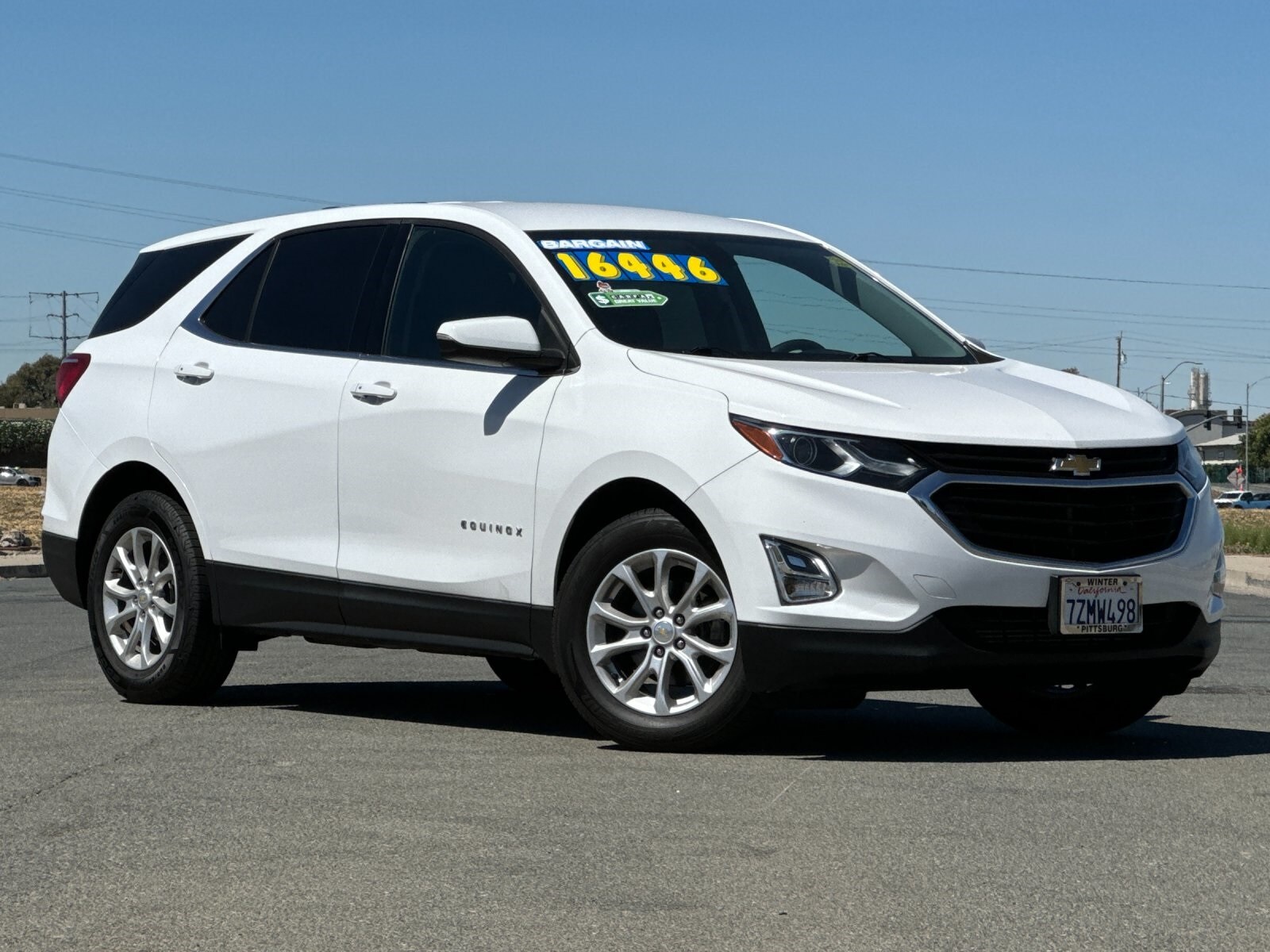 Used 2018 Chevrolet Equinox LT with VIN 2GNAXJEV2J6186540 for sale in Pittsburg, CA