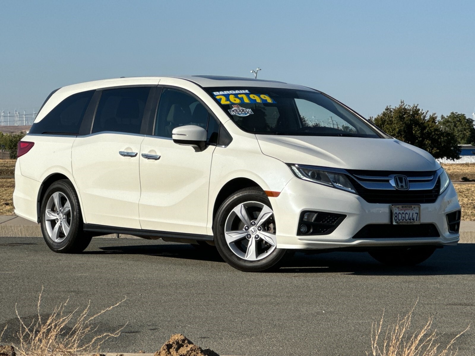 Used 2018 Honda Odyssey EX-L with VIN 5FNRL6H79JB061062 for sale in Pittsburg, CA