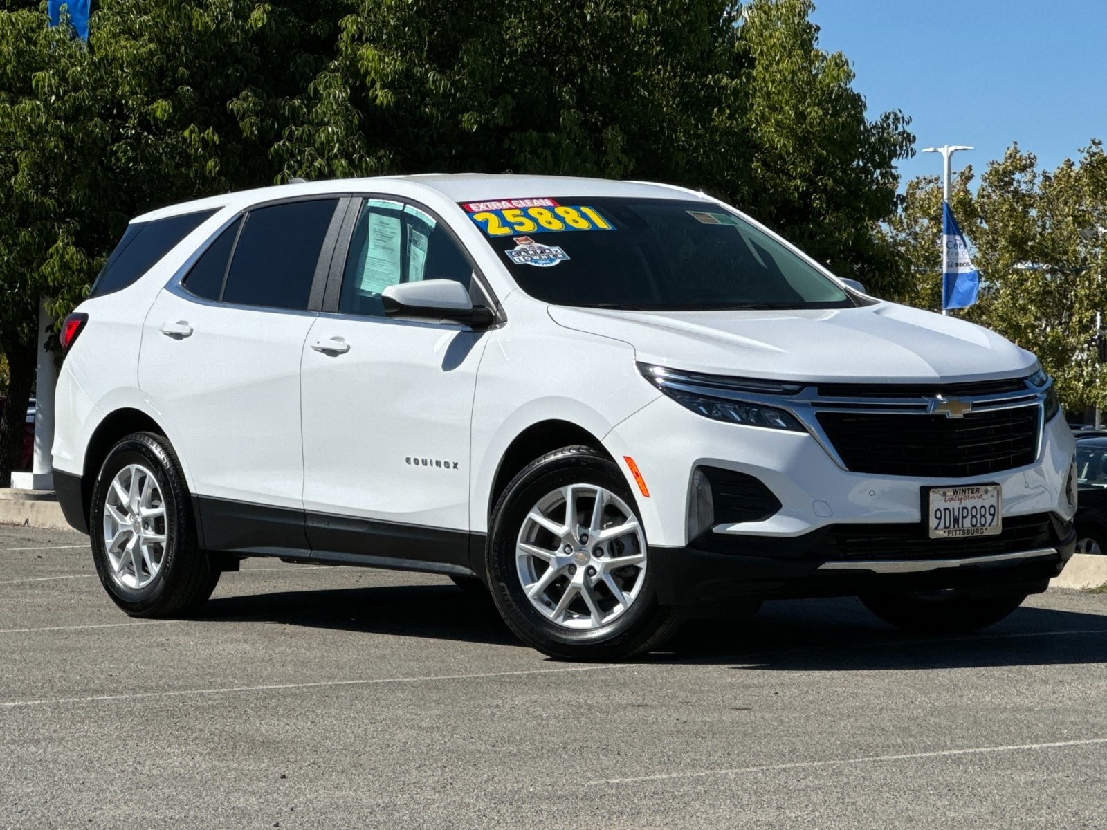 Used 2022 Chevrolet Equinox LT with VIN 3GNAXKEV7NL307747 for sale in Pittsburg, CA