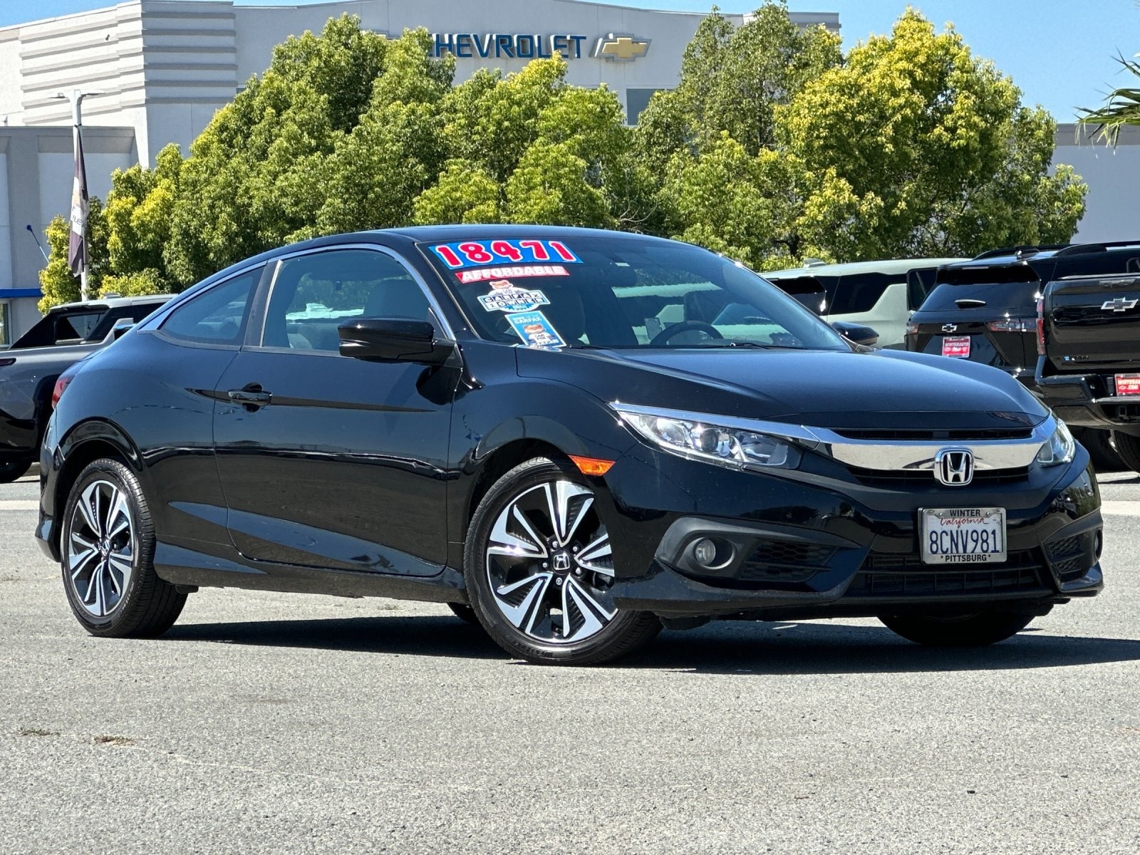 Used 2017 Honda Civic EX-T with VIN 2HGFC3B36HH358612 for sale in Pittsburg, CA