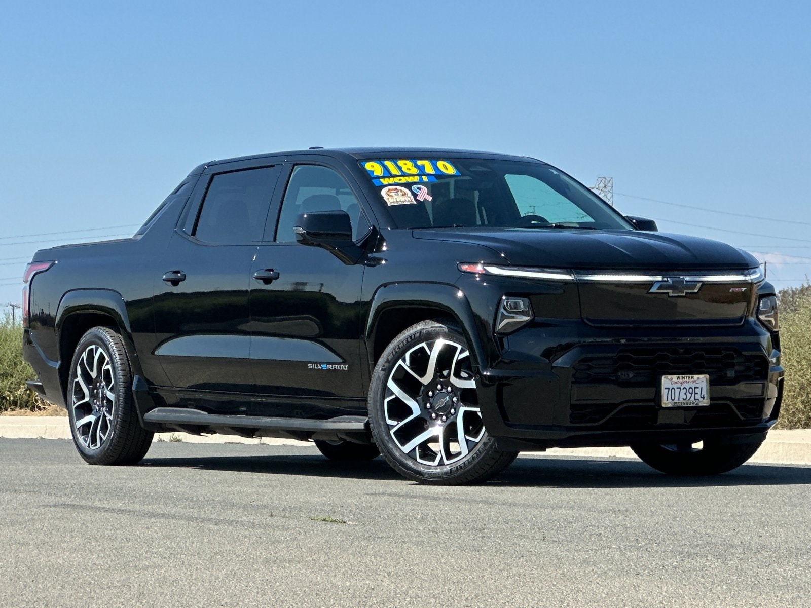 Used 2024 Chevrolet Silverado EV RST with VIN 1GC40ZEL7RU302223 for sale in Pittsburg, CA