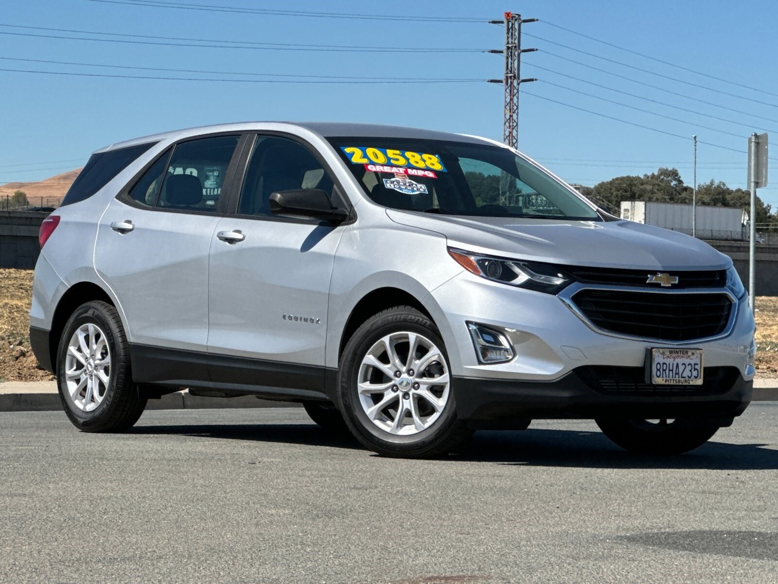 Used 2020 Chevrolet Equinox LS with VIN 3GNAXHEV5LS636470 for sale in Pittsburg, CA