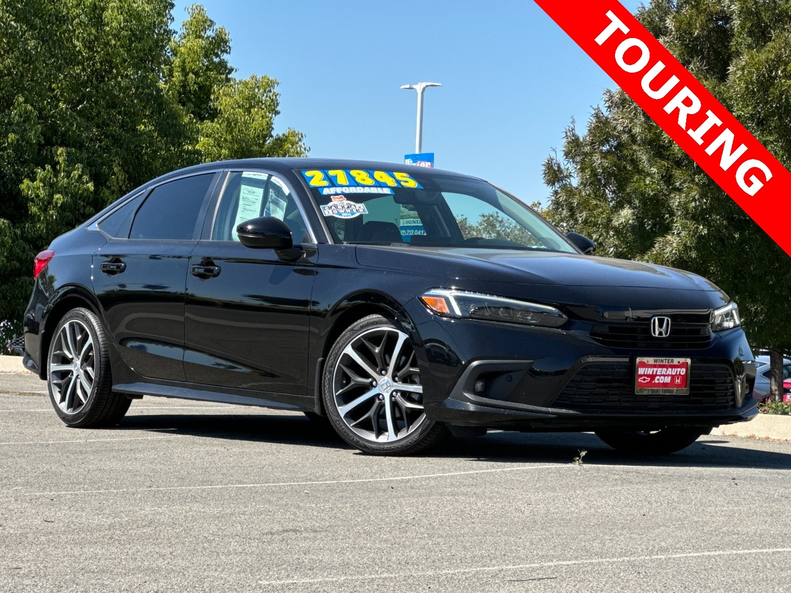 Used 2022 Honda Civic Touring with VIN 2HGFE1F96NH302405 for sale in Pittsburg, CA