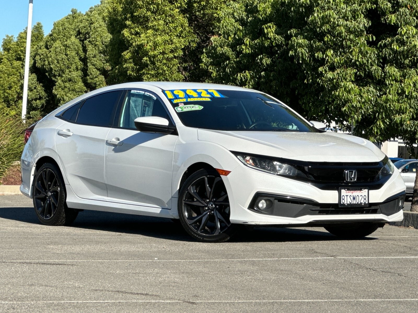 Used 2020 Honda Civic Sport with VIN 19XFC2F8XLE212703 for sale in Pittsburg, CA