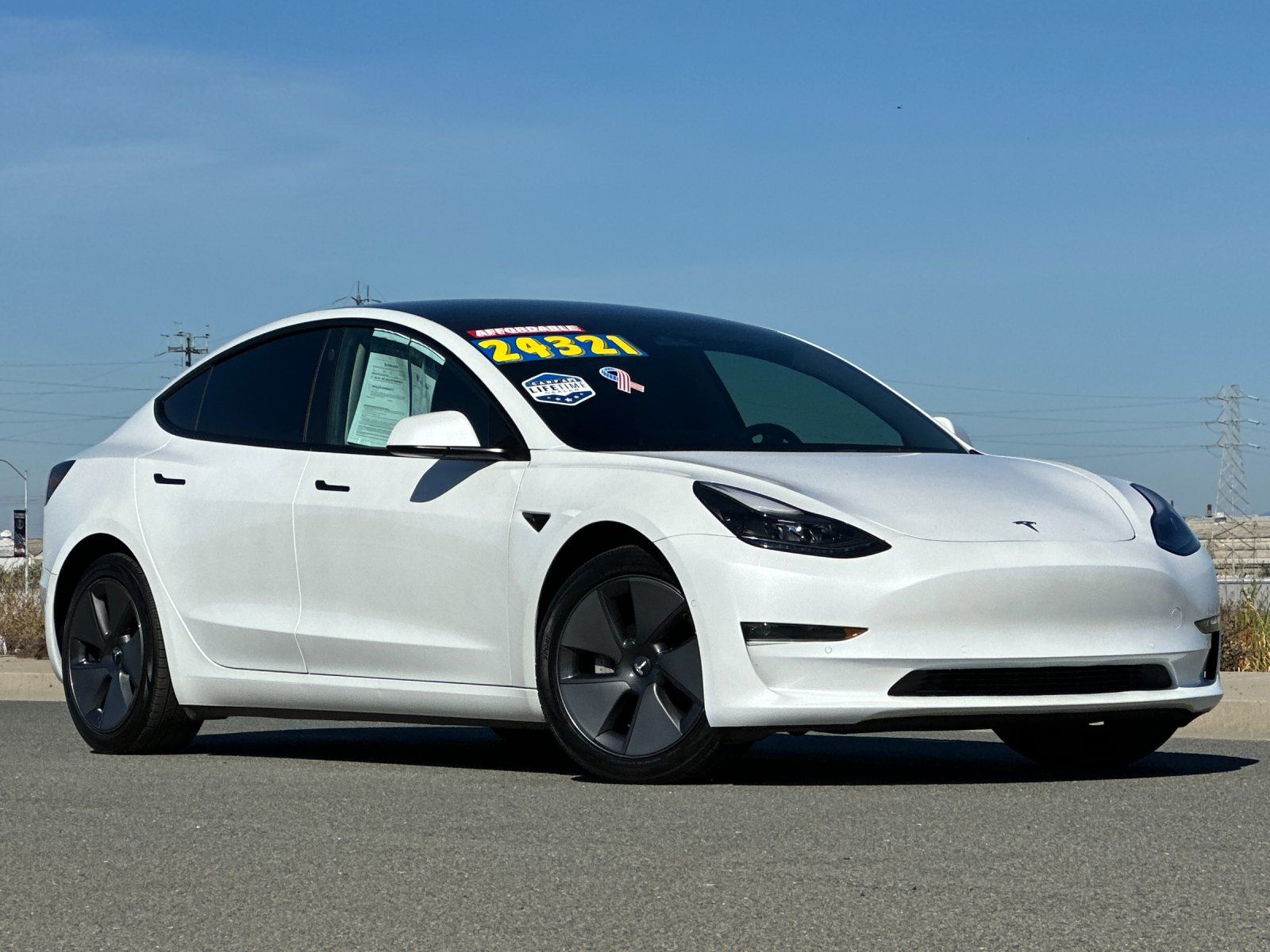 Used 2022 Tesla Model 3 Long Range with VIN 5YJ3E1EB6NF297900 for sale in Pittsburg, CA