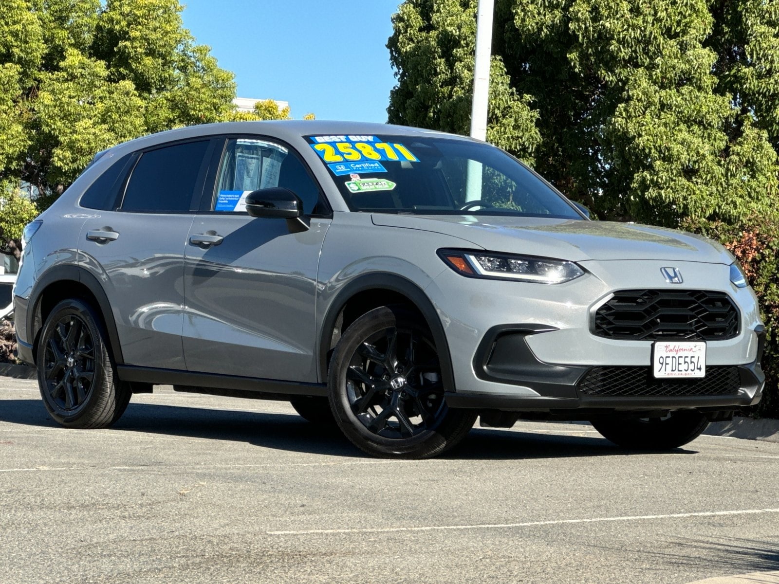 Used 2023 Honda HR-V Sport with VIN 3CZRZ1H53PM728805 for sale in Pittsburg, CA