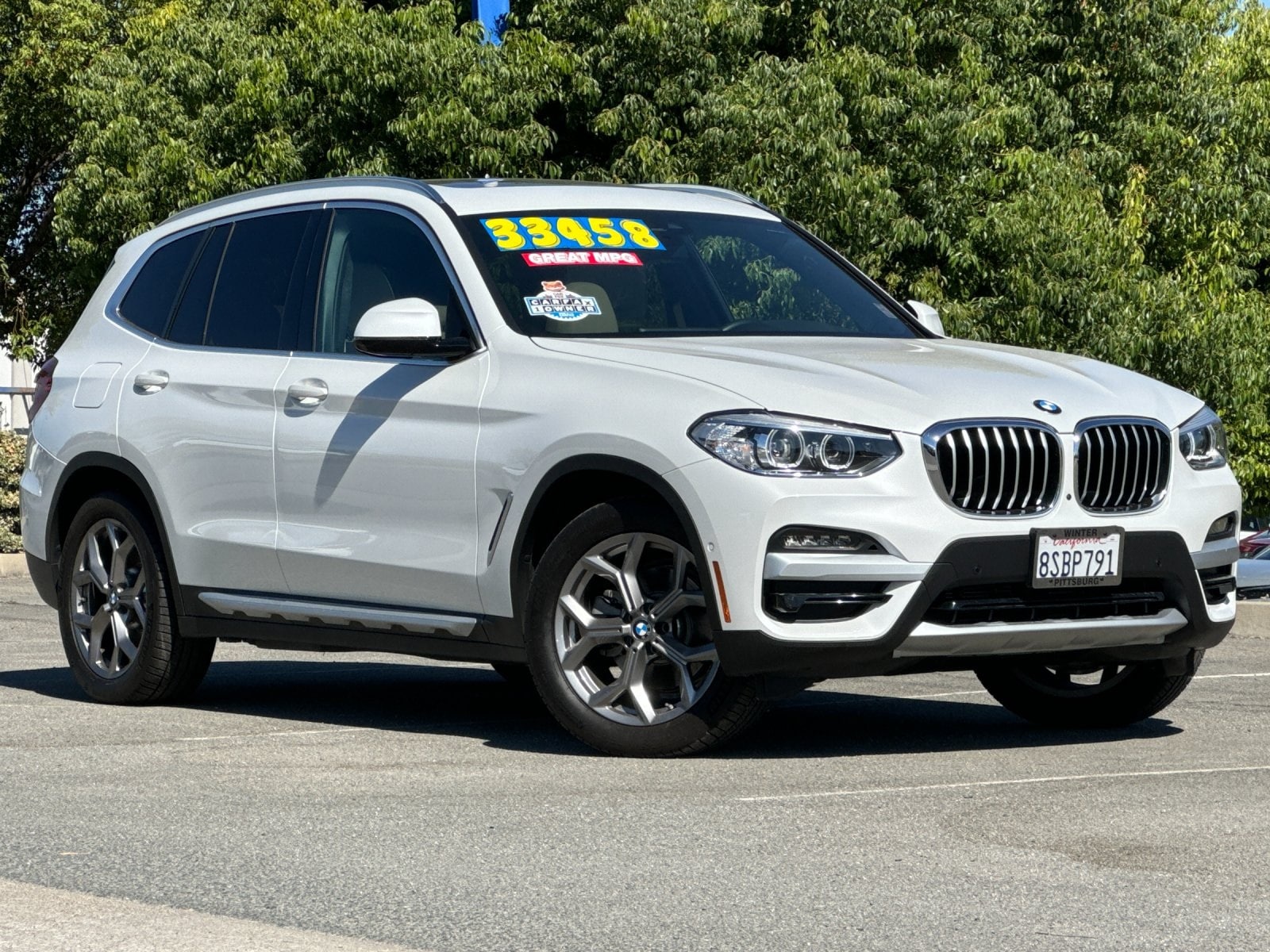 Used 2020 BMW X3 30i with VIN 5UXTY5C00L9D22654 for sale in Pittsburg, CA