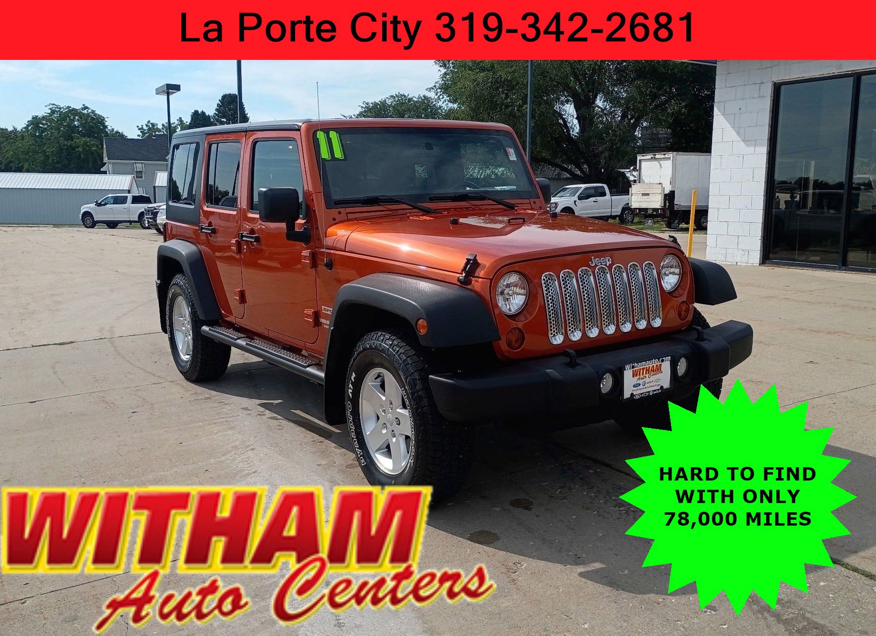 2011 Jeep Wrangler Unlimited Sport