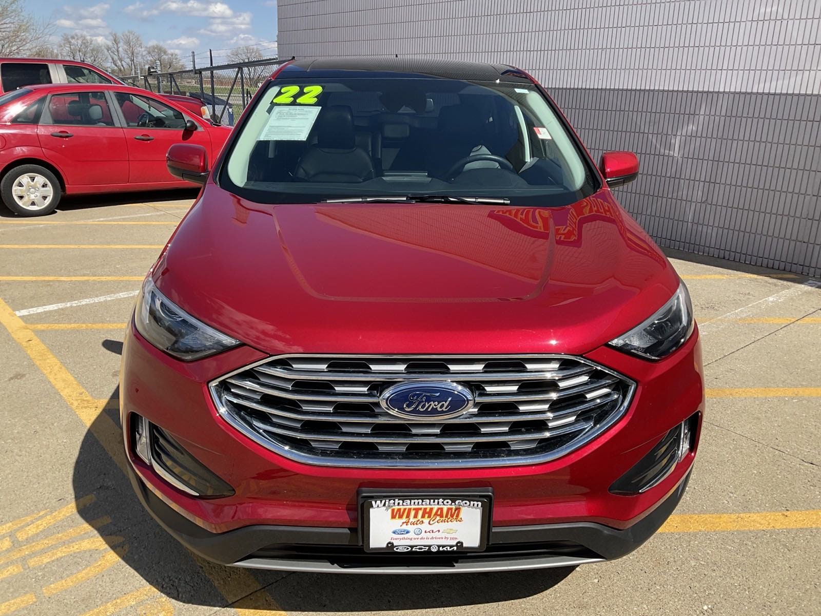 Used 2022 Ford Edge SEL with VIN 2FMPK4J92NBA74051 for sale in Cedar Falls, IA