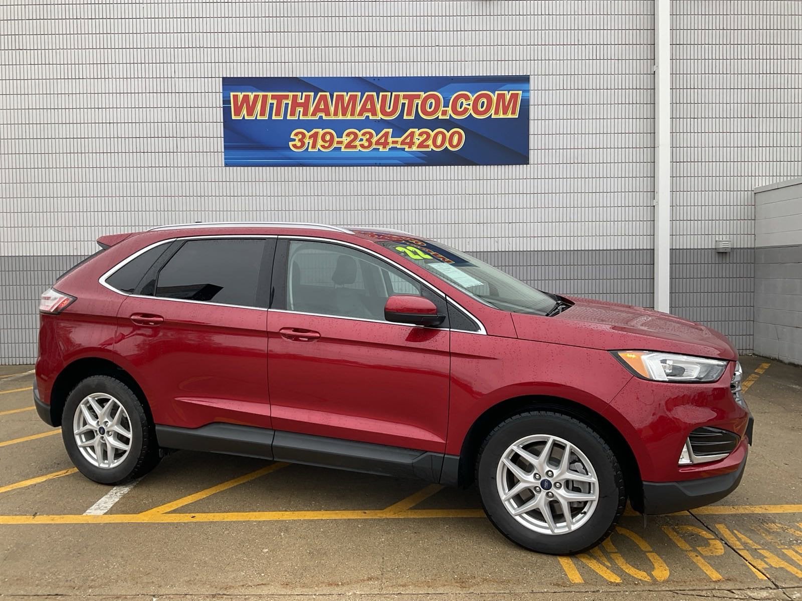 Used 2022 Ford Edge SEL with VIN 2FMPK4J95NBA22543 for sale in Cedar Falls, IA