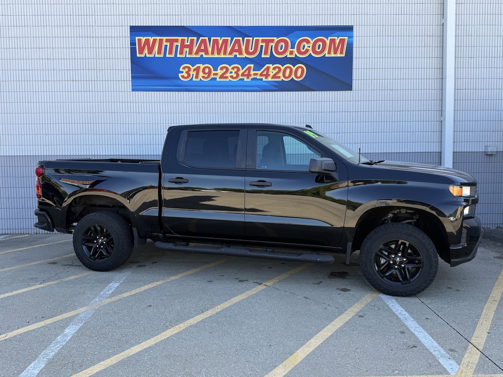 Used 2019 Chevrolet Silverado 1500 Silverado Custom Trail Boss Truck Crew Cab