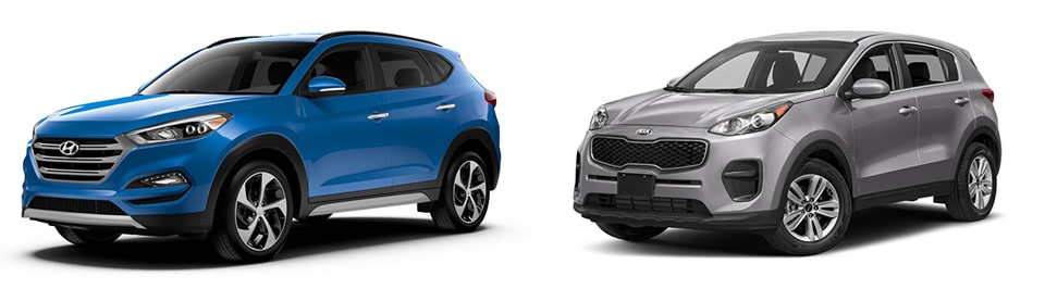 2018 Hyundai Tucson Vs 2018 Kia Sportage