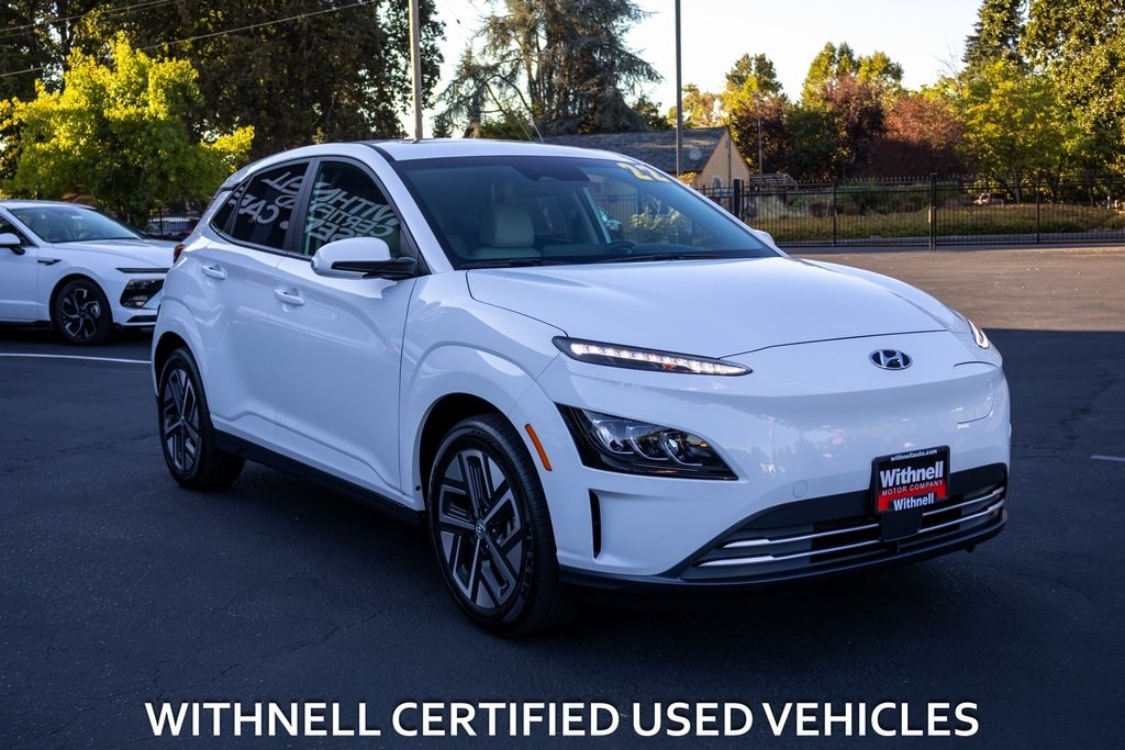 Used 2022 Hyundai Kona EV Limited with VIN KM8K53AG6NU158233 for sale in Salem, OR