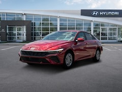 2025 Hyundai Elantra Hybrid Blue Sedan