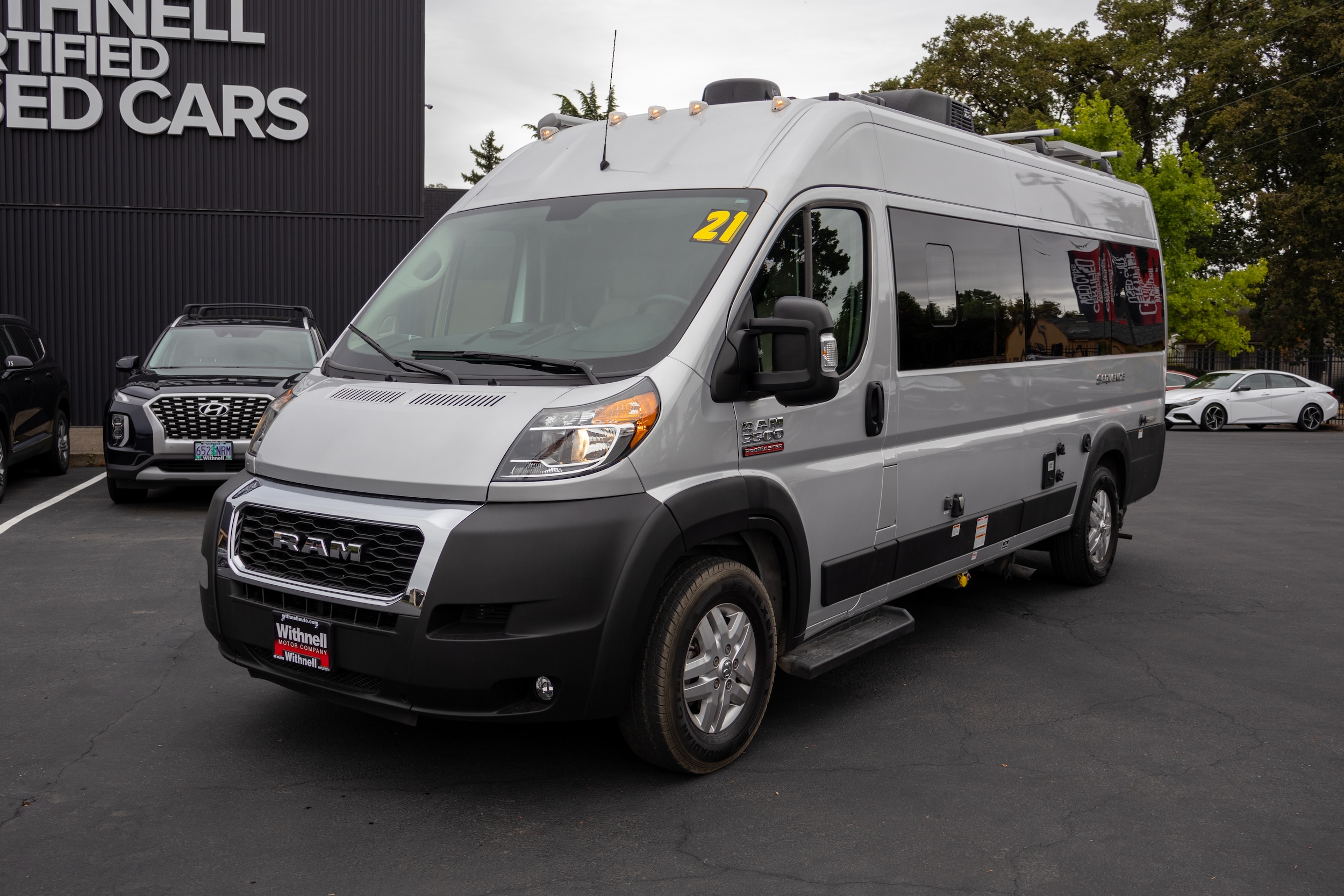 Used 2021 RAM ProMaster Window Van Base with VIN 3C6MRVUG2ME557511 for sale in Salem, OR