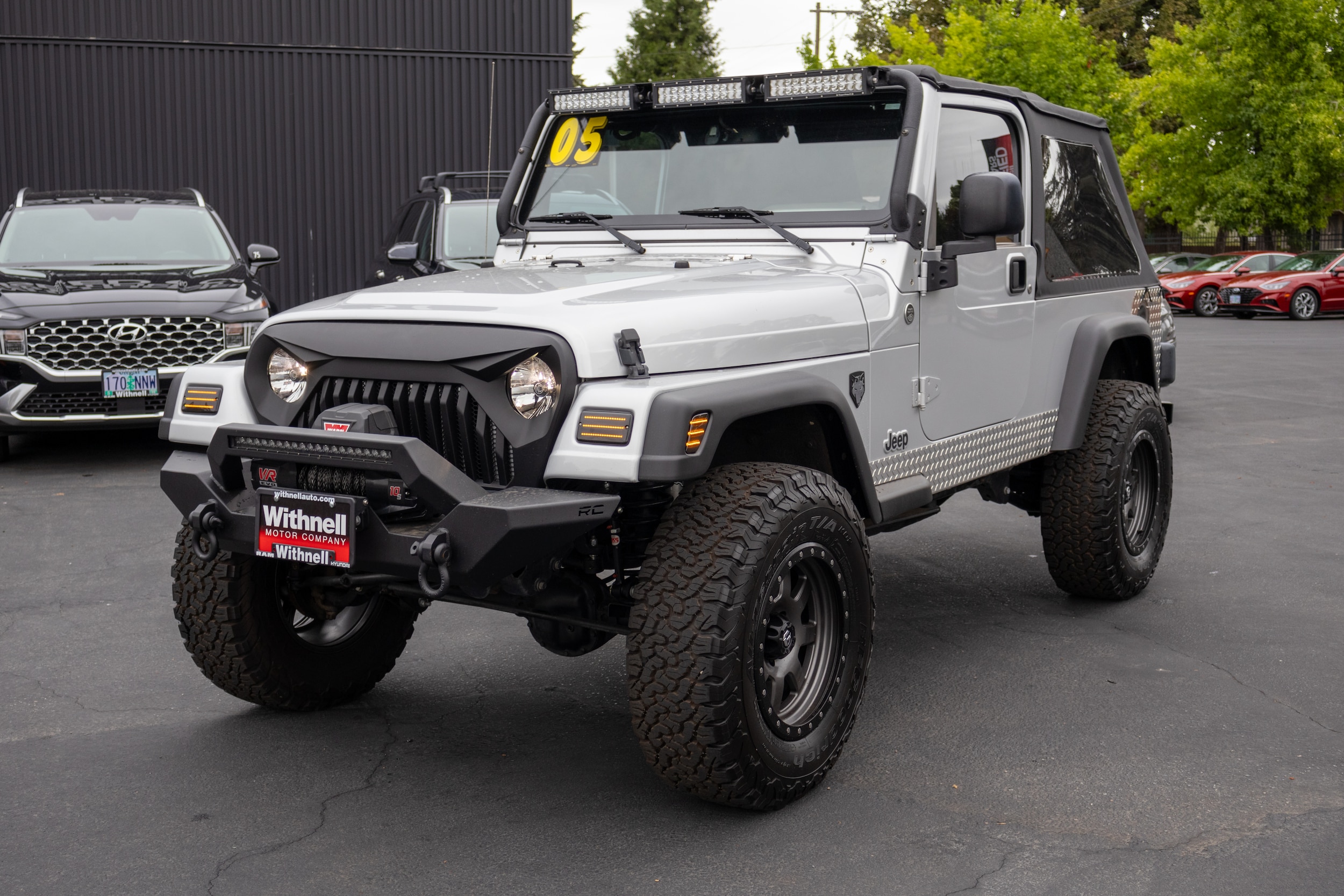 Used 2005 Jeep Wrangler Unlimited with VIN 1J4FA44S55P334124 for sale in Salem, OR