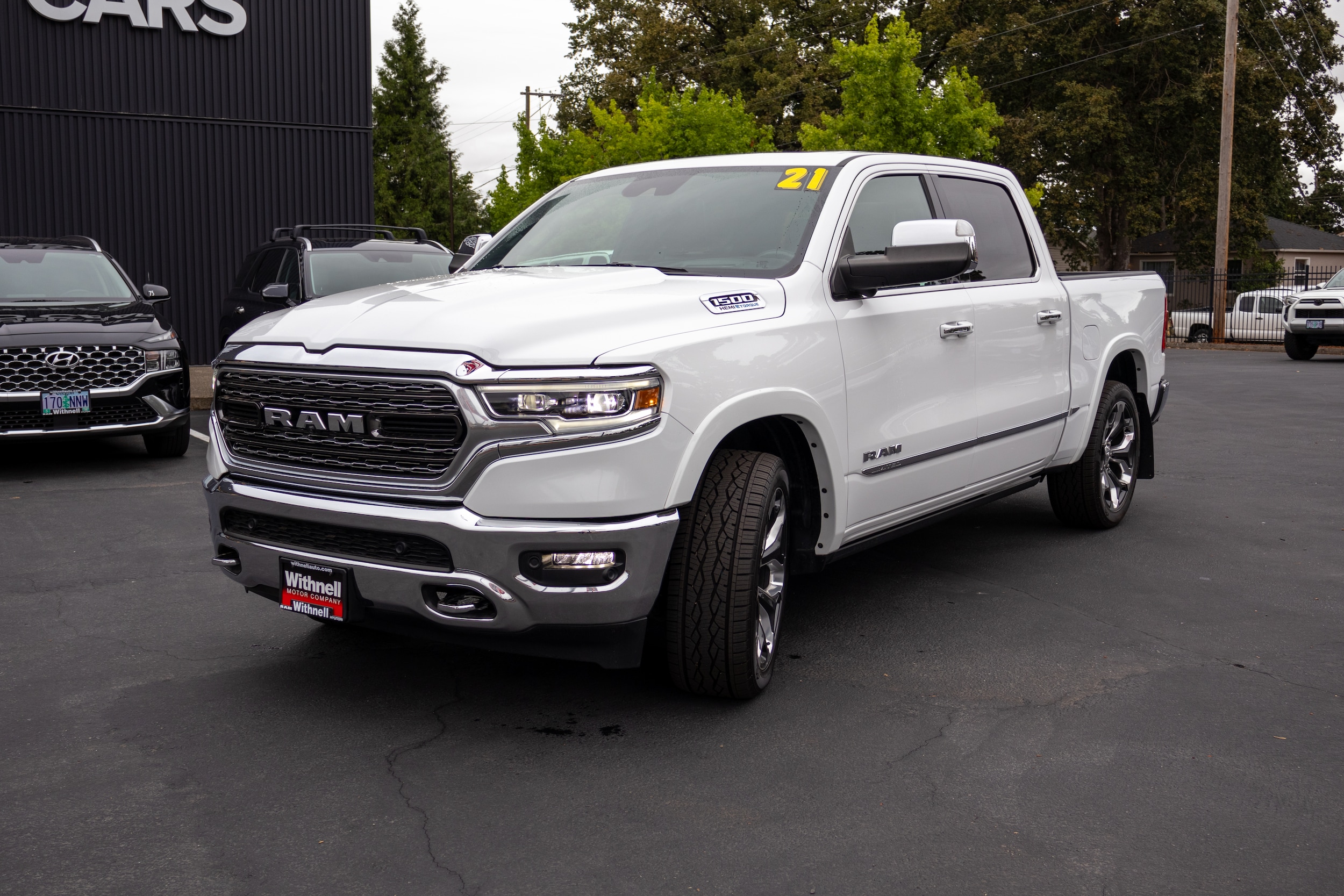 Used 2021 RAM Ram 1500 Pickup Limited with VIN 1C6SRFHTXMN570409 for sale in Salem, OR