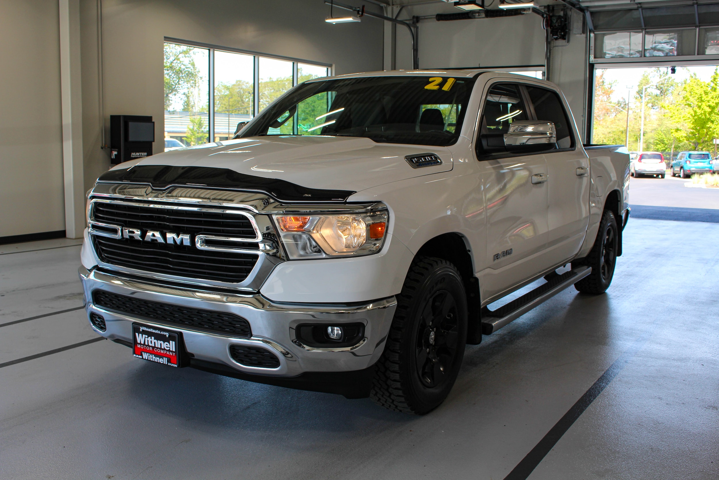 Used 2021 RAM Ram 1500 Big Horn with VIN 1C6RRFFG1MN643834 for sale in Salem, OR