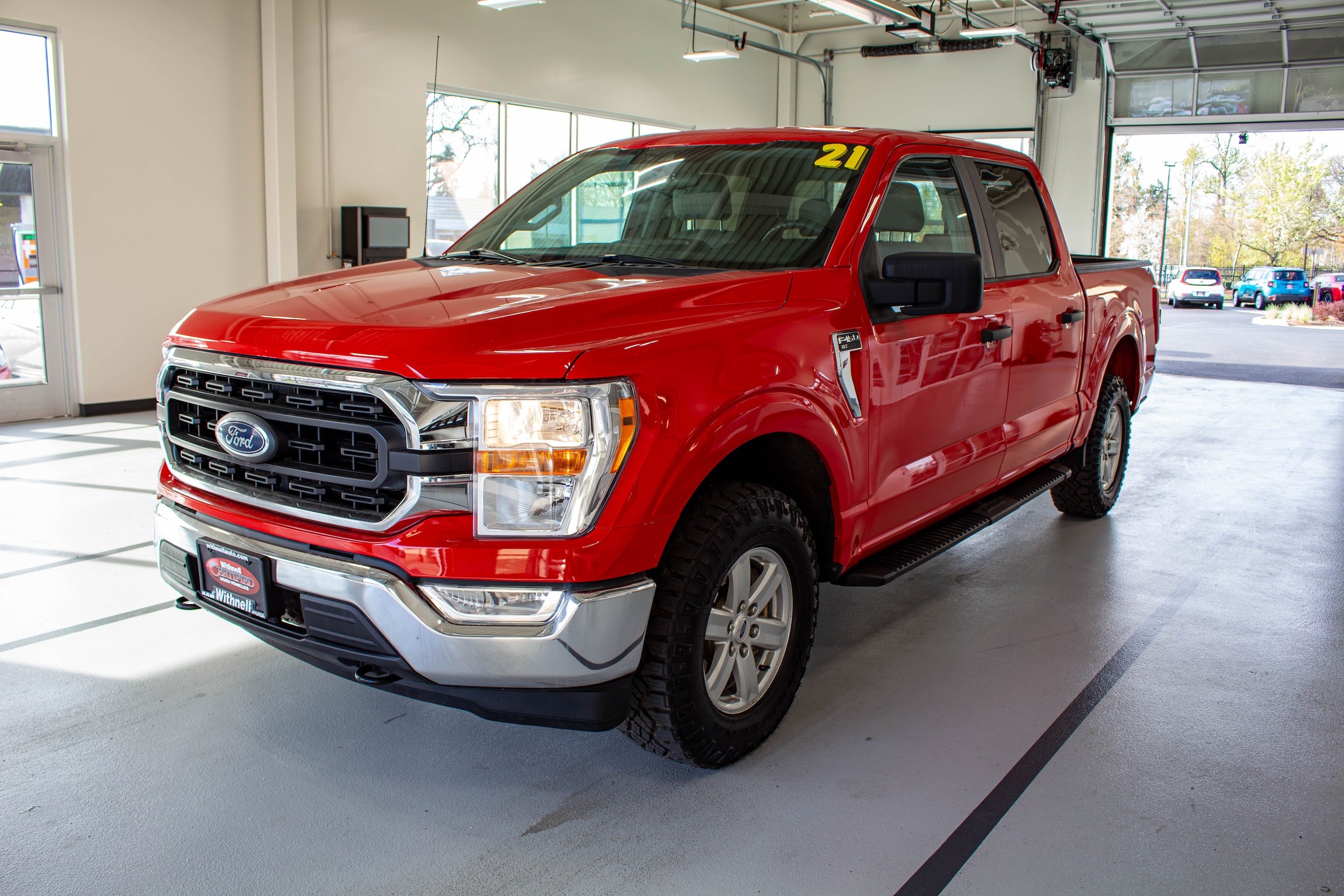 Used 2021 Ford F-150 XLT with VIN 1FTEW1EB8MKD00383 for sale in Salem, OR