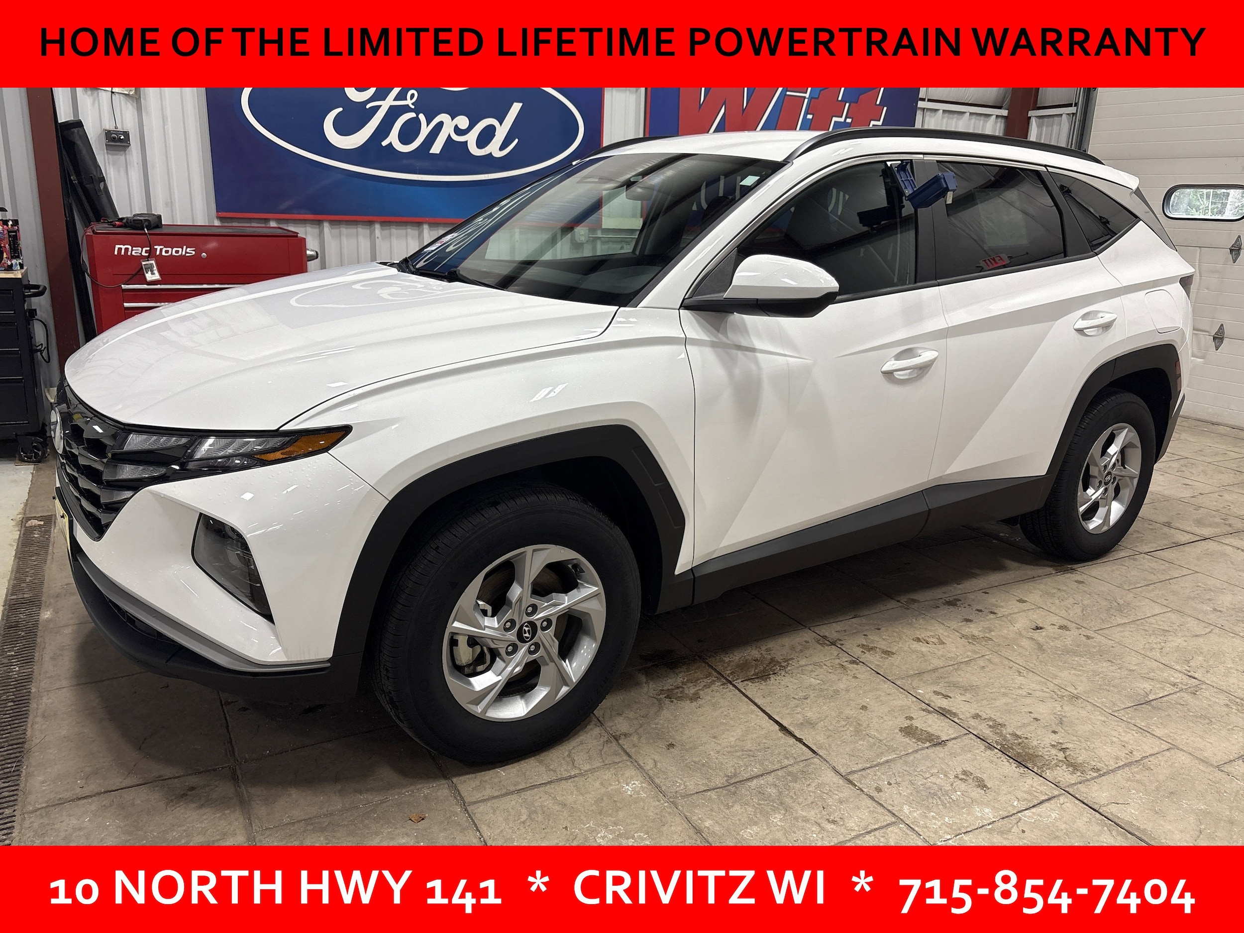 Used 2024 Hyundai Tucson SEL with VIN 5NMJBCDE3RH298577 for sale in Crivitz, WI