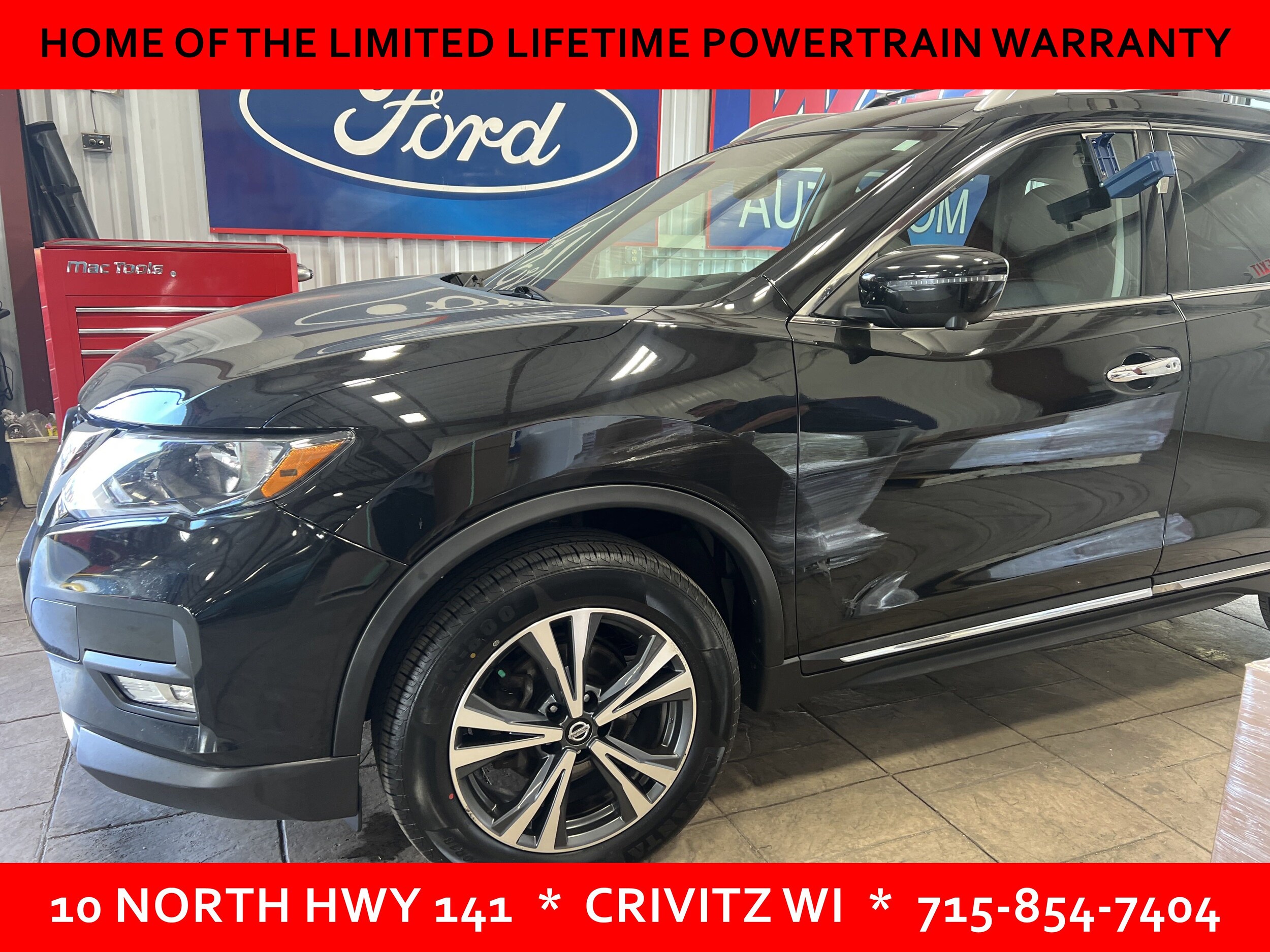 Used 2018 Nissan Rogue SL with VIN 5N1AT2MV4JC794994 for sale in Crivitz, WI