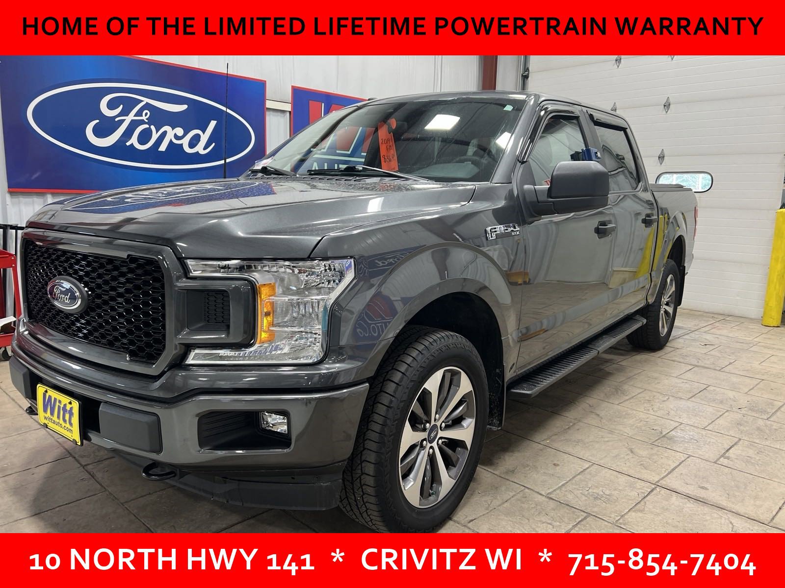 Used 2019 Ford F-150 XL with VIN 1FTEW1EP4KFD29154 for sale in Crivitz, WI