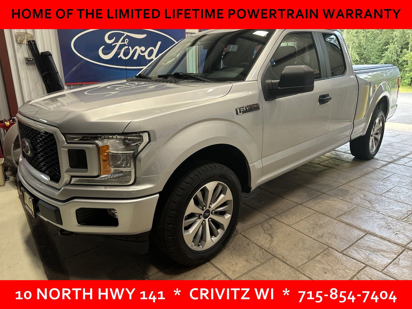 Used 2018 Ford F-150 XL with VIN 1FTEX1EP3JFA42626 for sale in Crivitz, WI