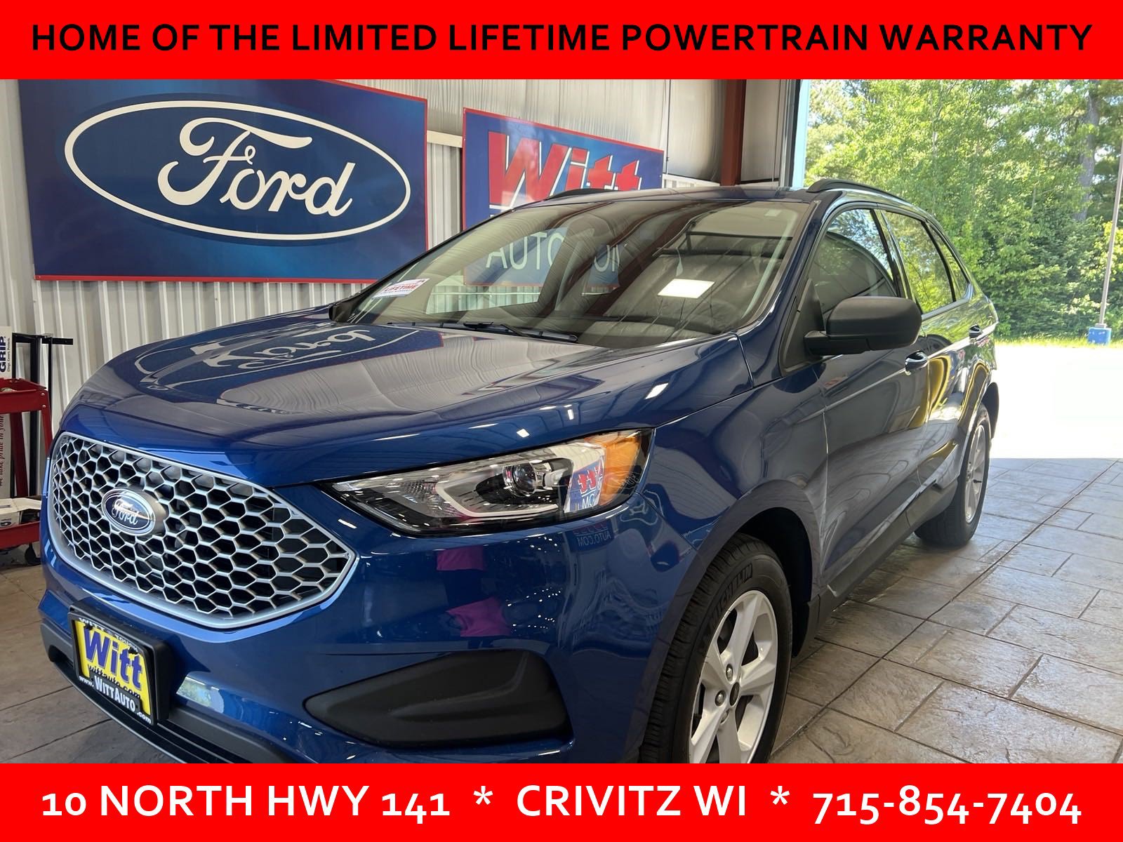 Used 2023 Ford Edge SE with VIN 2FMPK4G97PBA50869 for sale in Crivitz, WI