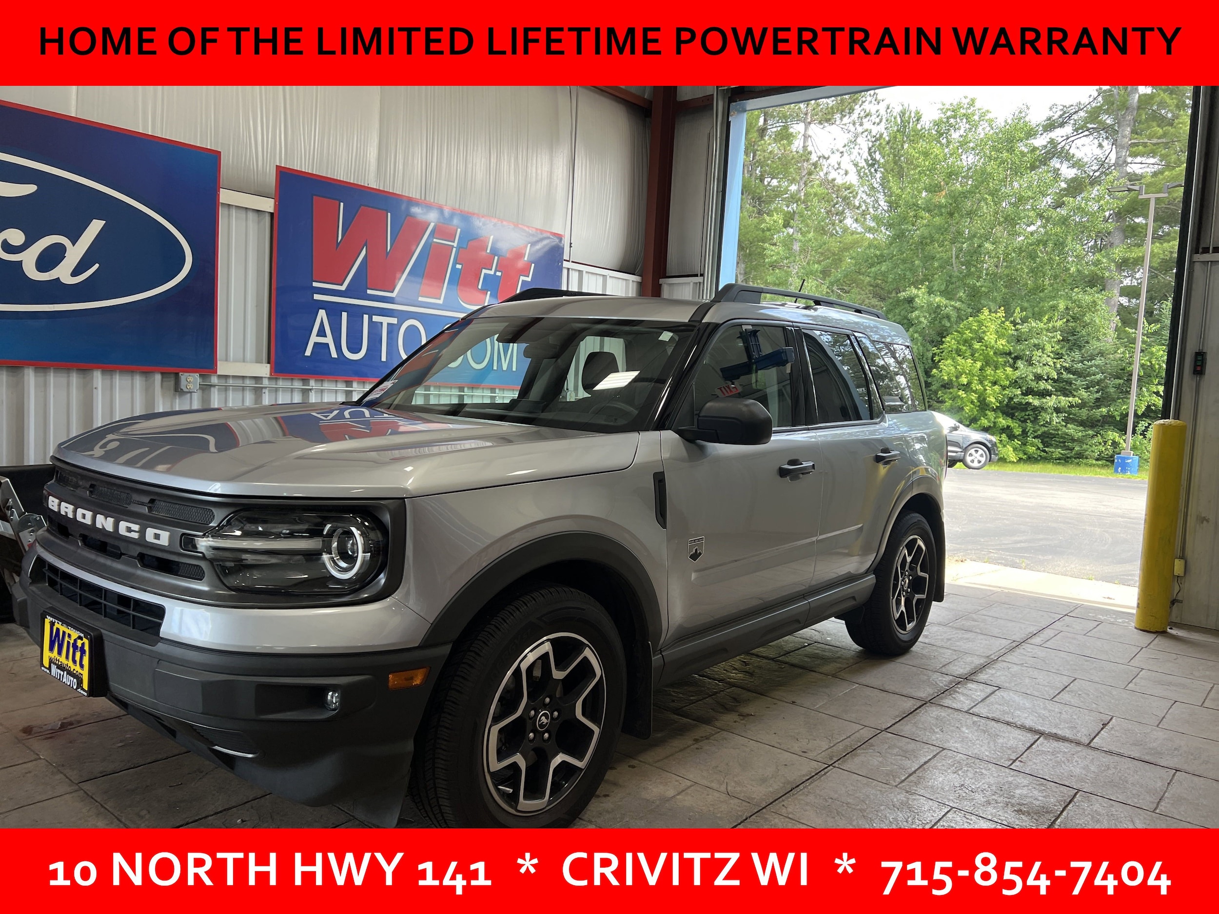 Used 2021 Ford Bronco Sport Big Bend with VIN 3FMCR9B63MRA12508 for sale in Crivitz, WI