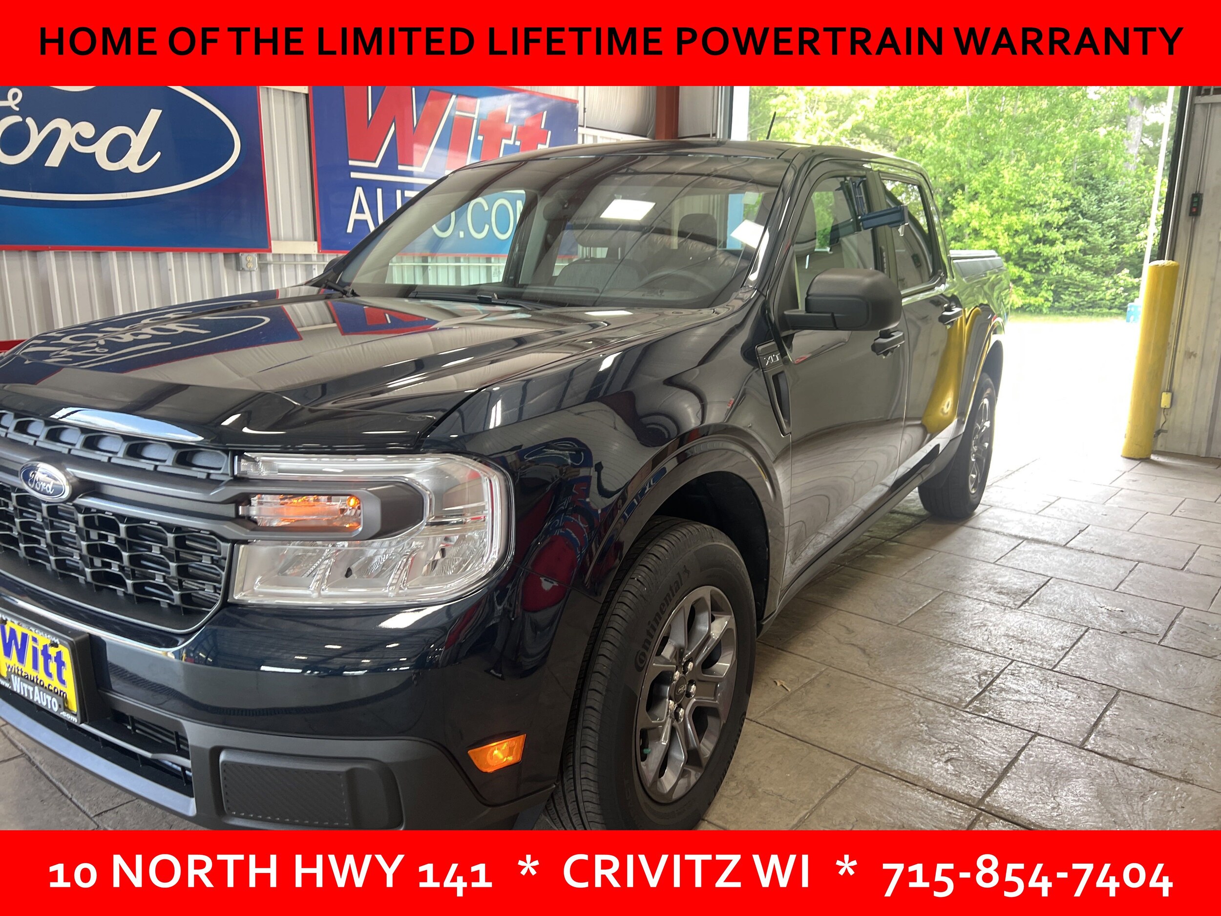 Used 2023 Ford Maverick XLT with VIN 3FTTW8F98PRA21074 for sale in Crivitz, WI