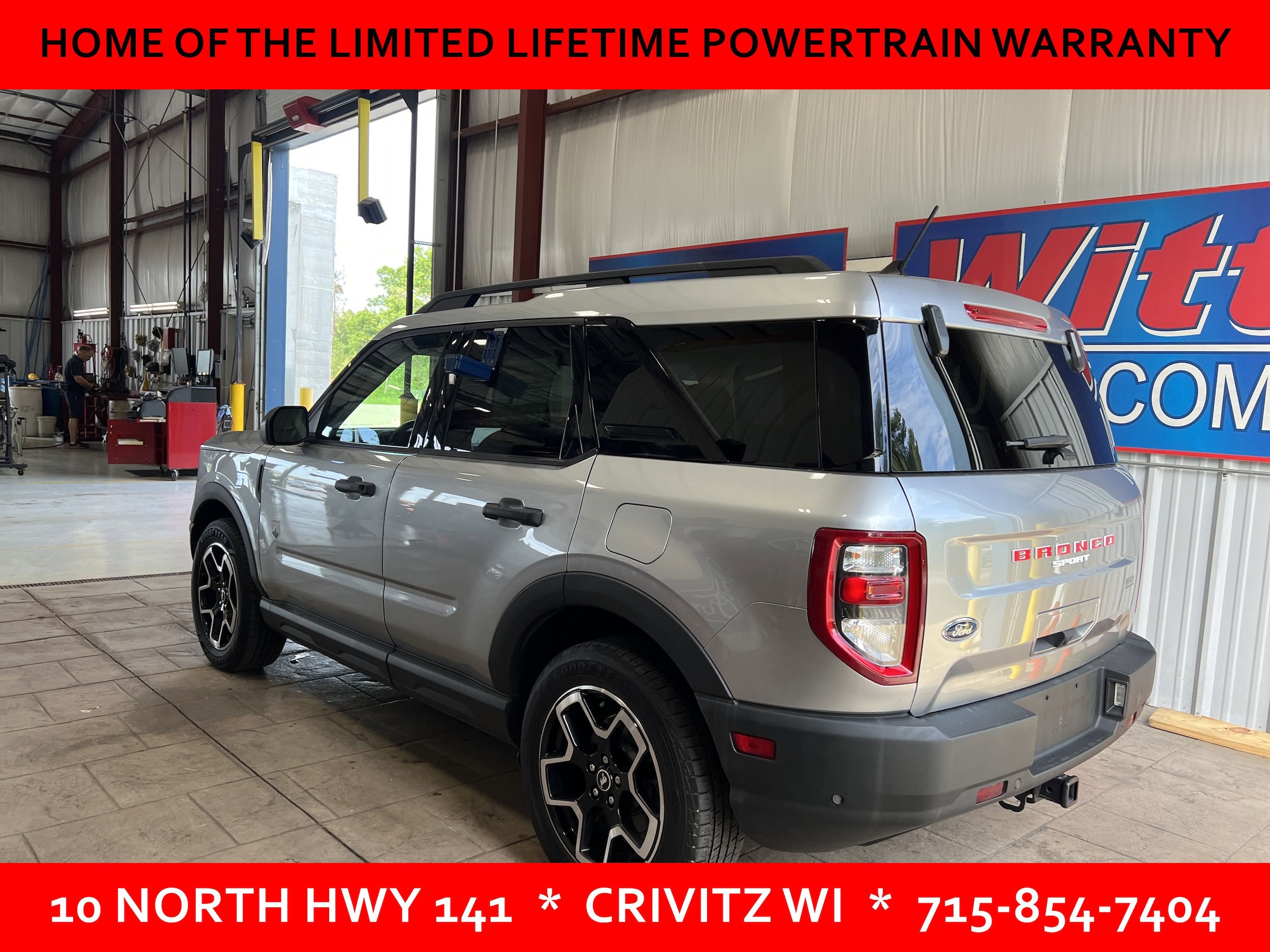 Used 2021 Ford Bronco Sport Big Bend with VIN 3FMCR9B6XMRA02901 for sale in Crivitz, WI
