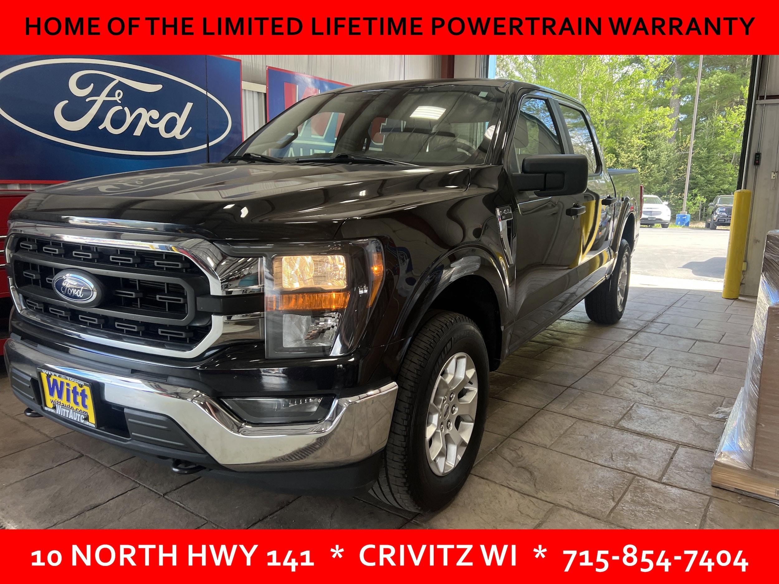 Used 2023 Ford F-150 XLT with VIN 1FTFW1E82PKE39308 for sale in Crivitz, WI