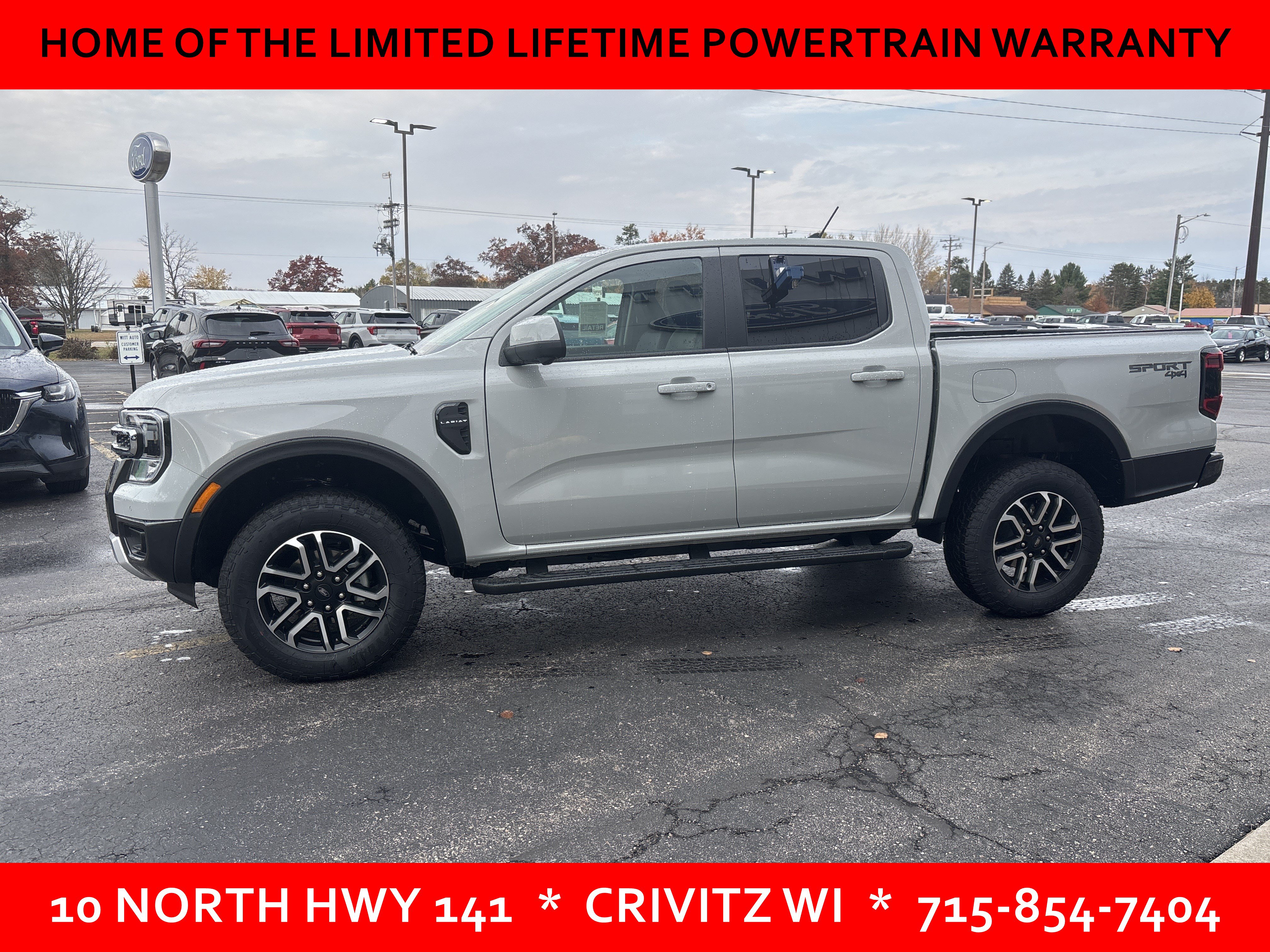 New 2026 Ford Ranger LARIAT LARIAT 4WD SuperCrew 5 Box