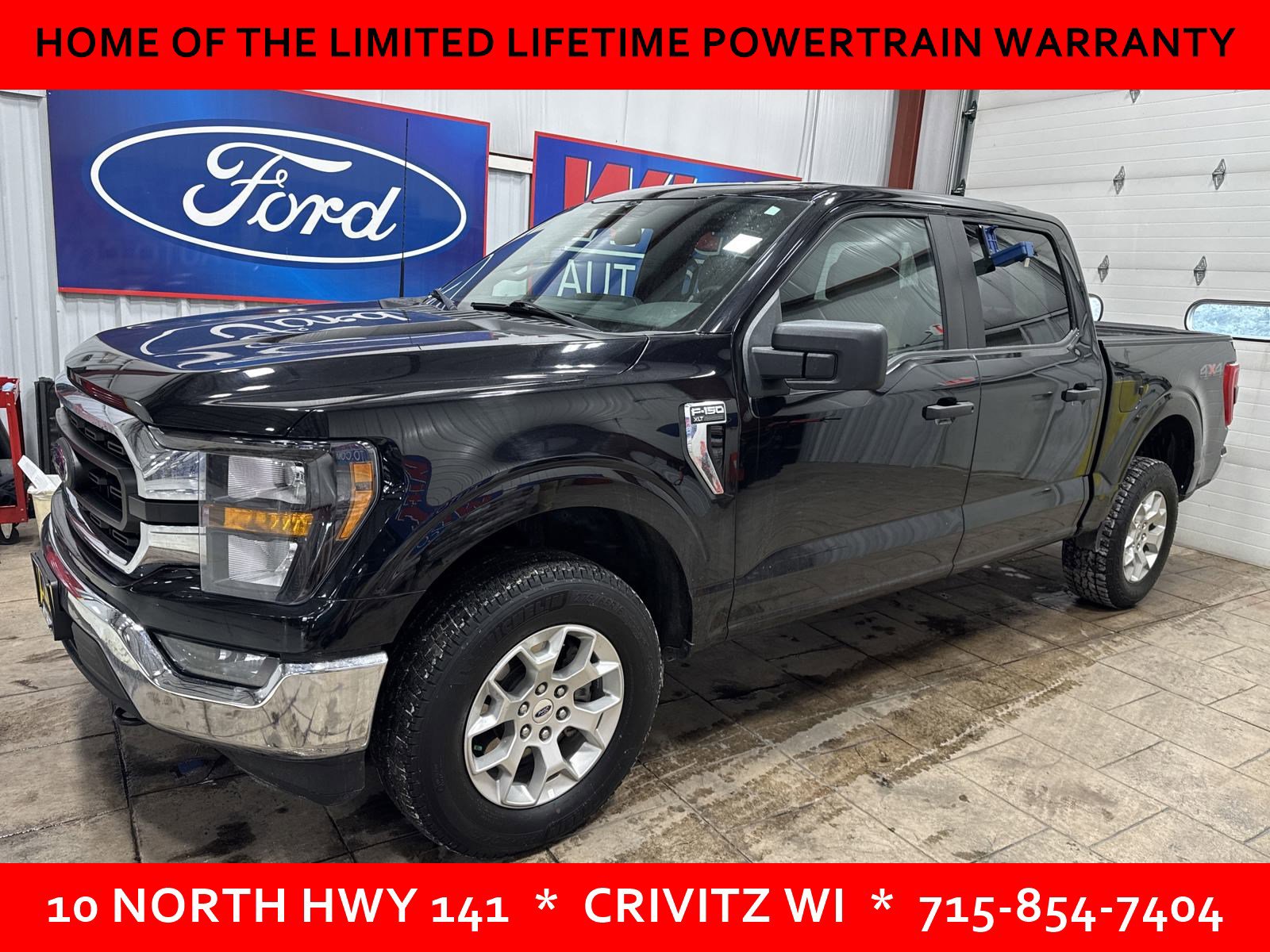 Used 2023 Ford F-150 XLT with VIN 1FTFW1E80PFB69844 for sale in Crivitz, WI