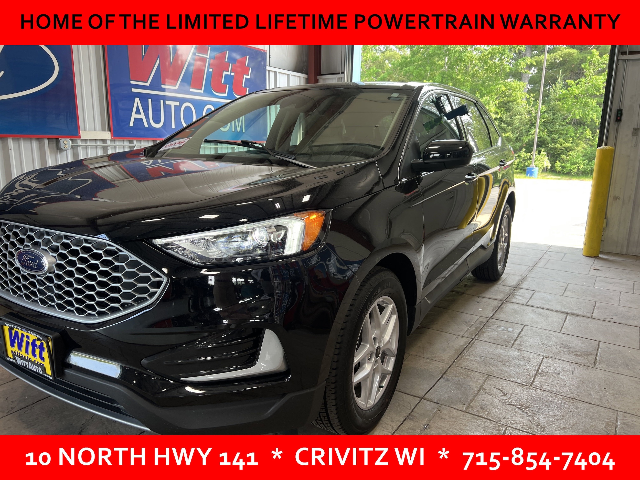 Used 2024 Ford Edge SEL with VIN 2FMPK4J91RBA52385 for sale in Crivitz, WI