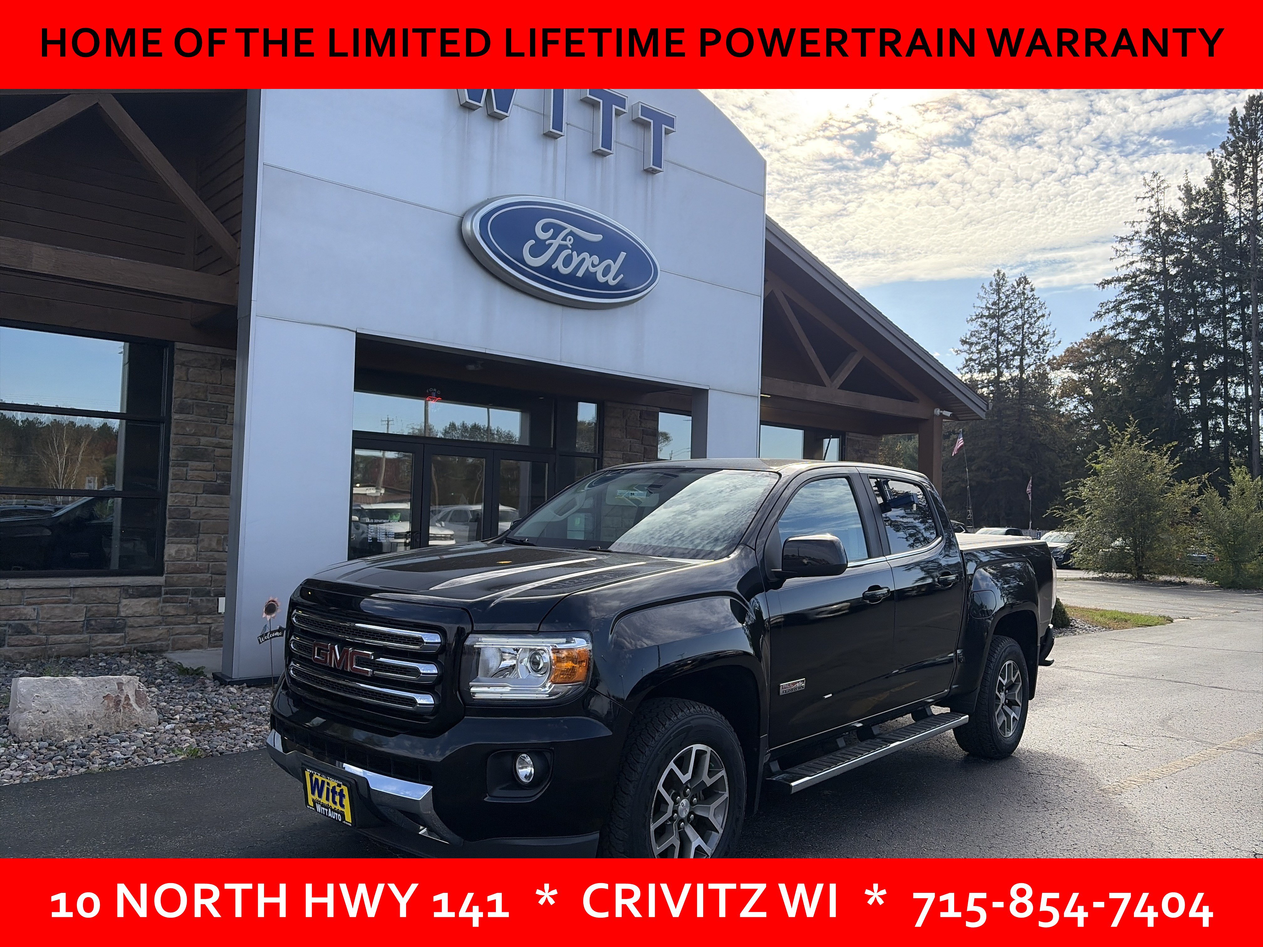 Used 2017 GMC Canyon 4WD SLE 4WD Crew Cab 128.3 SLE