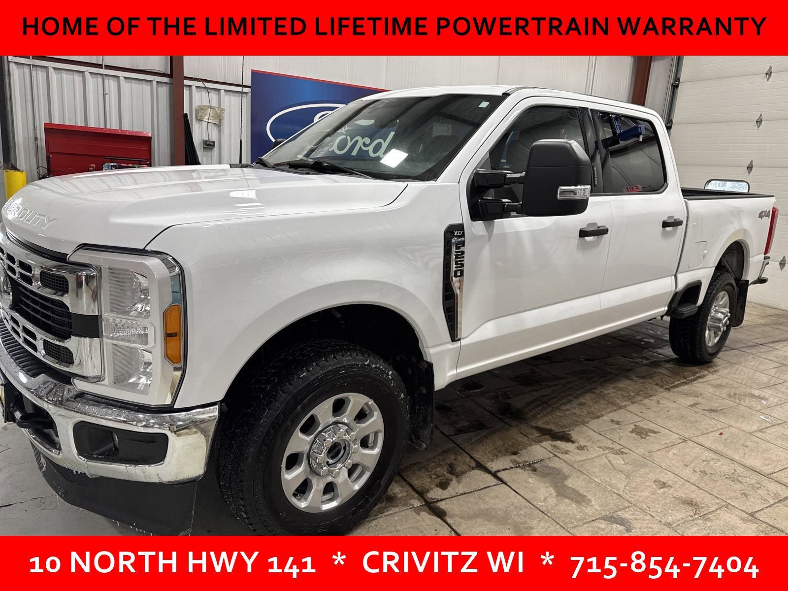 Used 2023 Ford F-250 Super Duty XLT with VIN 1FT7W2BN2PEC59457 for sale in Crivitz, WI