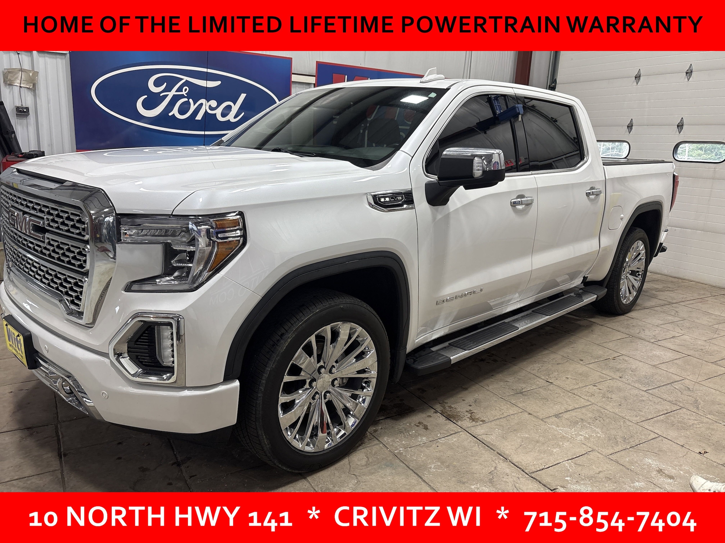 Used 2021 GMC Sierra 1500 Denali Denali with VIN 1GTU9FED4MZ438687 for sale in Crivitz, WI