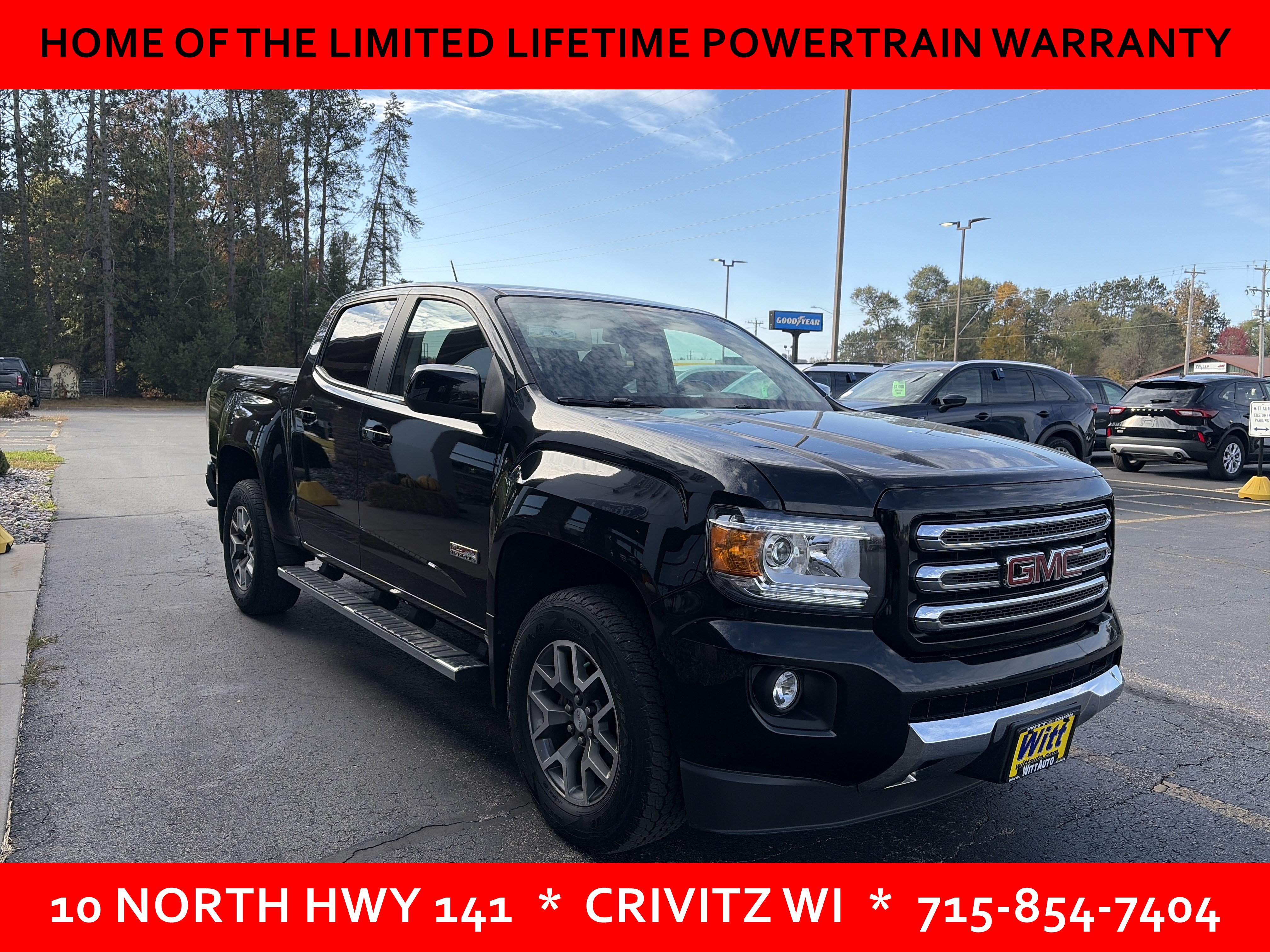 Used 2017 GMC Canyon 4WD SLE 4WD Crew Cab 128.3 SLE